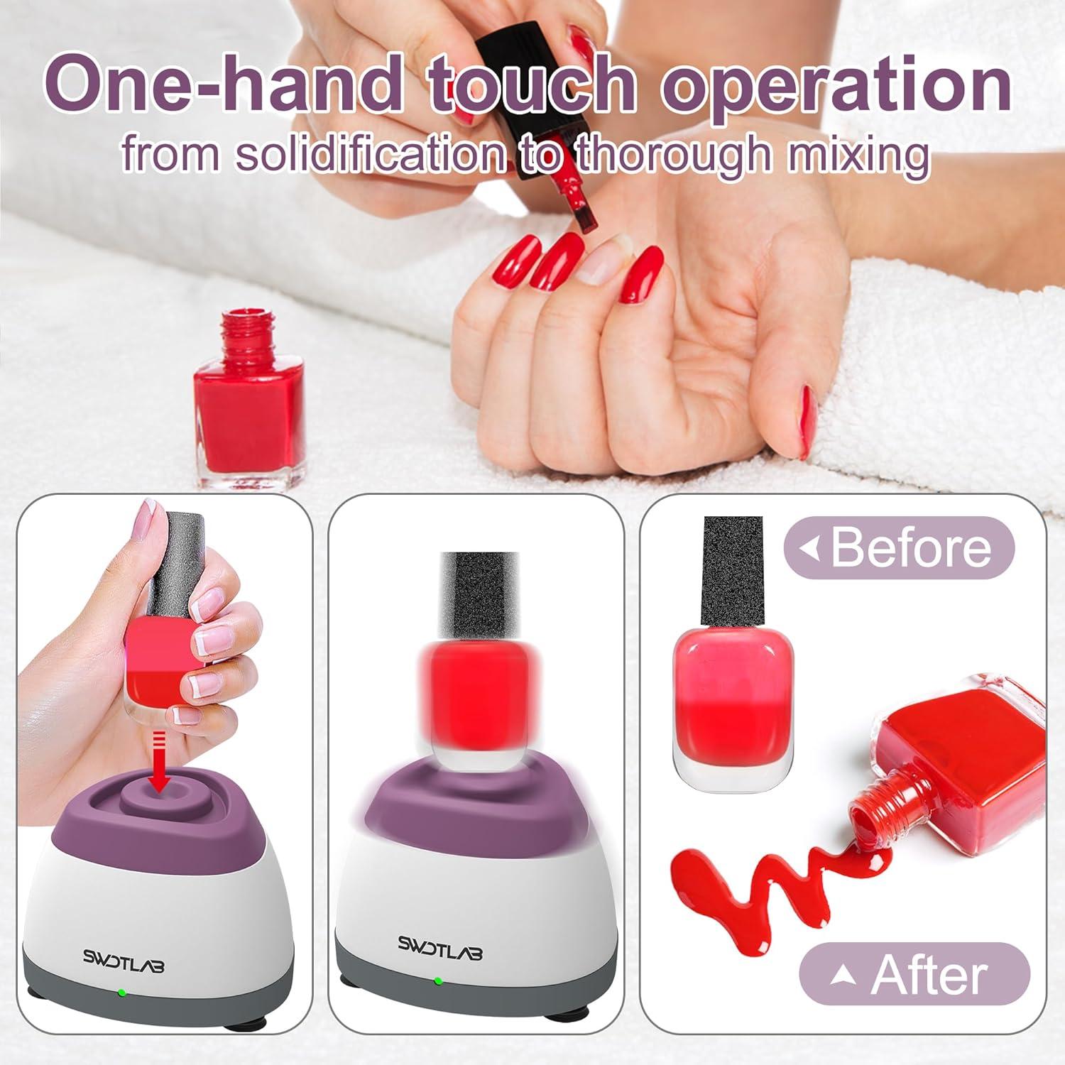 Mini Mezclador Vortex SWDTLAB 3500RPM Táctil LED 0.46kg