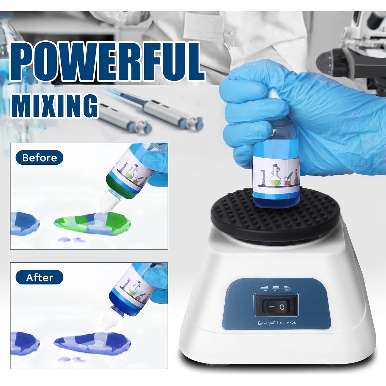 Mezclador Vortex Cekegon CE-MX28 1300/2800rpm 10.16cm