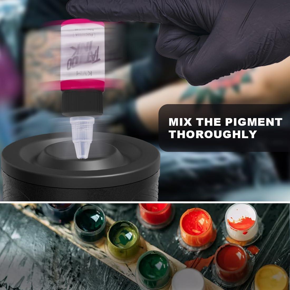 Mezclador Vortex KVM para Tinta de Tatuajes y Pinturas 240g