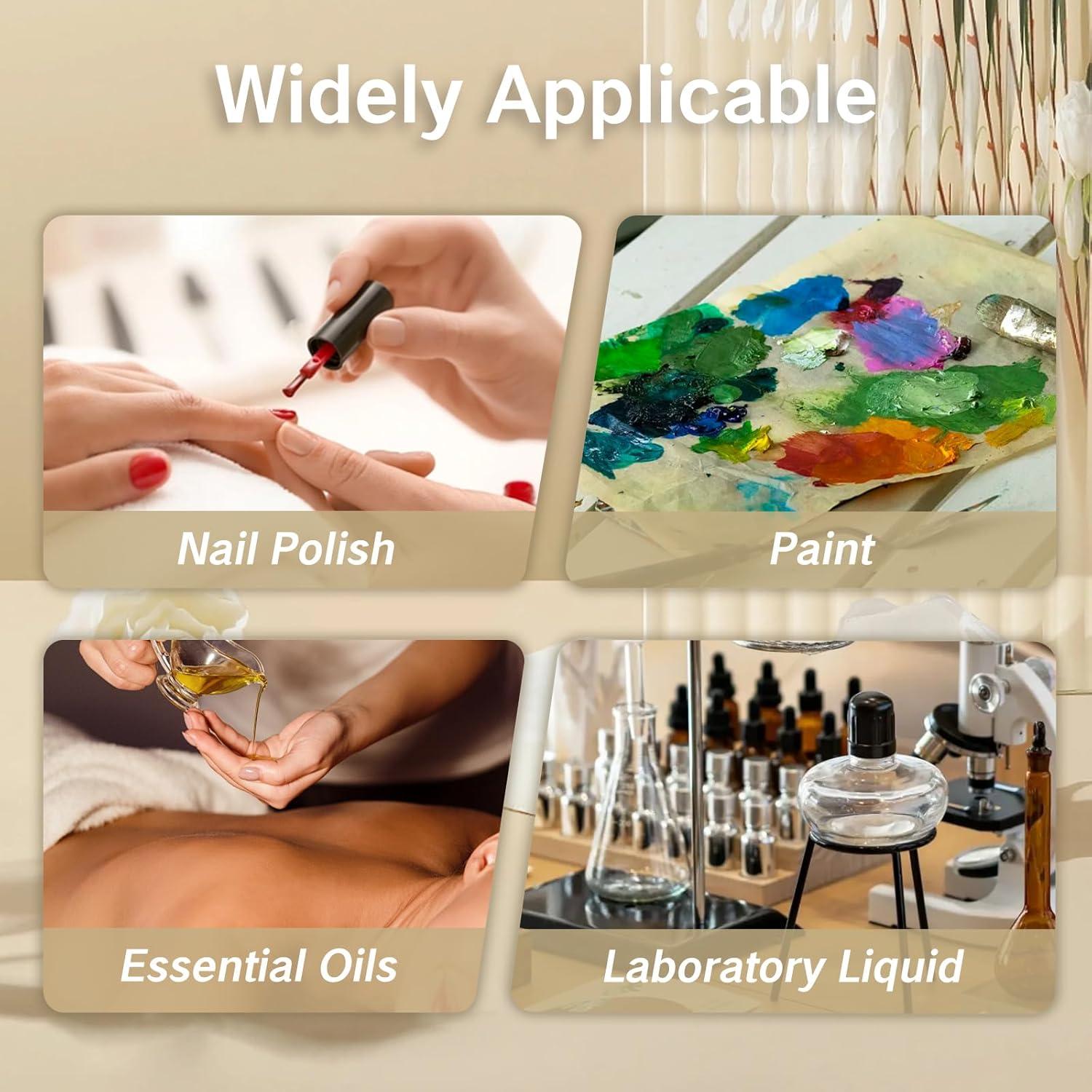 Botellas Vacías de Esmalte de Uñas NIIIYTYB 5ML 2 Piezas