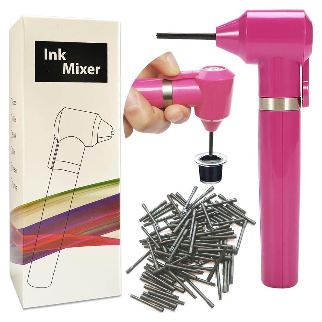 Mezclador Eléctrico de Tinta de Tatuaje ALIWOD con 100 Palitos