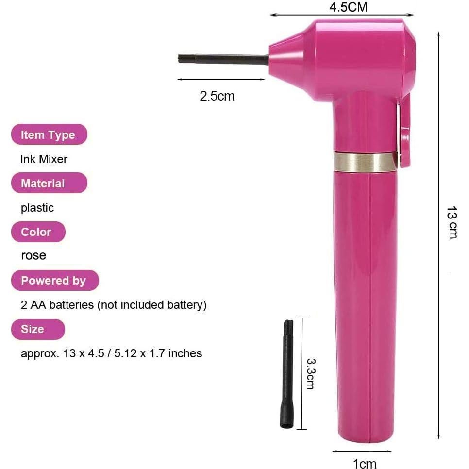 Mezclador Eléctrico de Tinta de Tatuaje ALIWOD con 100 Palitos