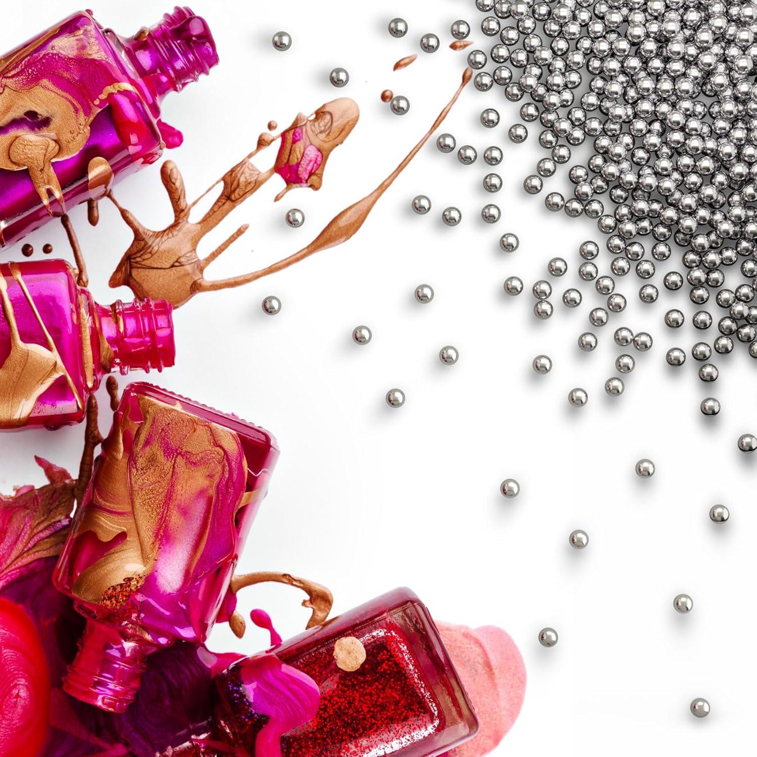 Bolas de Mezcla de Pintura PAGOW 400pcs Acero Inoxidable 3mm