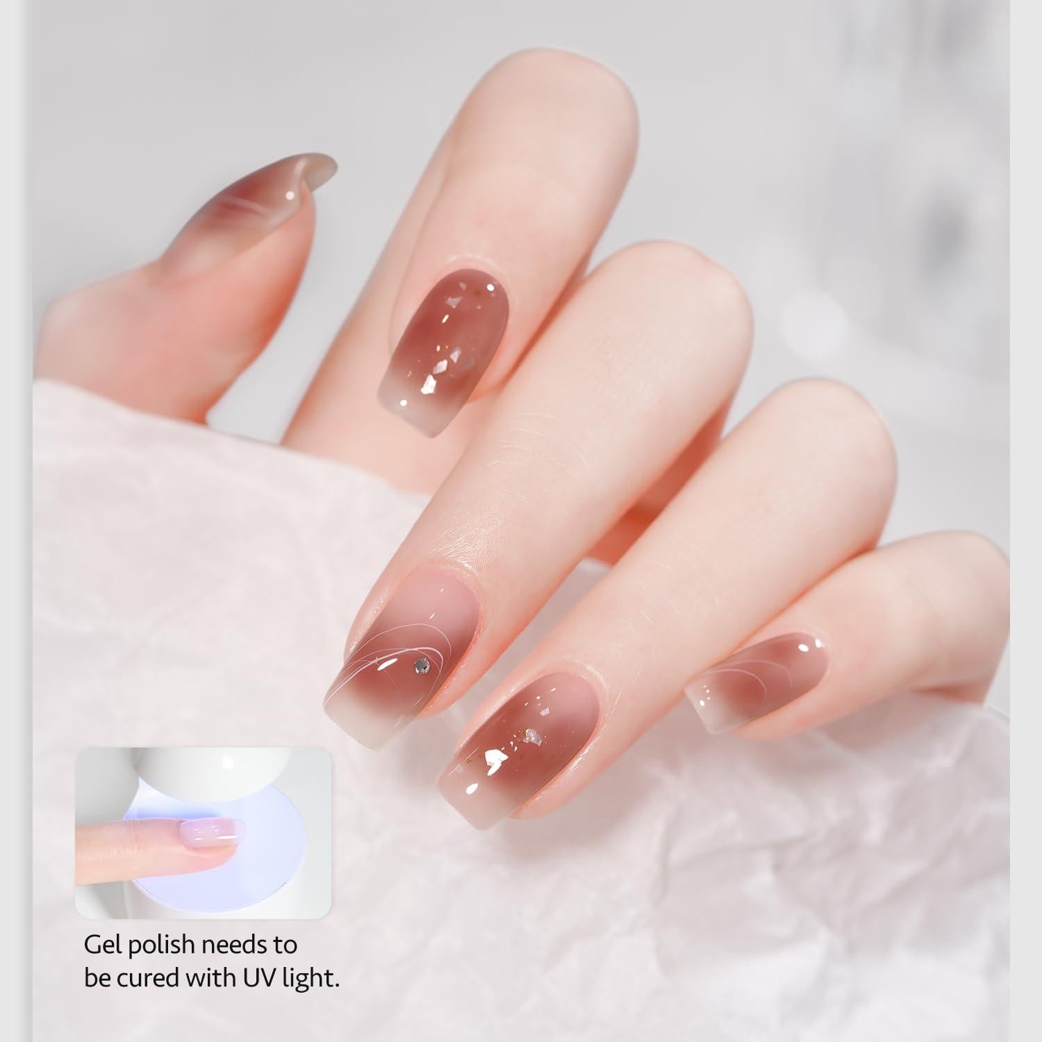 Gel de Floración GAOY 16ml Transparente para Uñas DIY