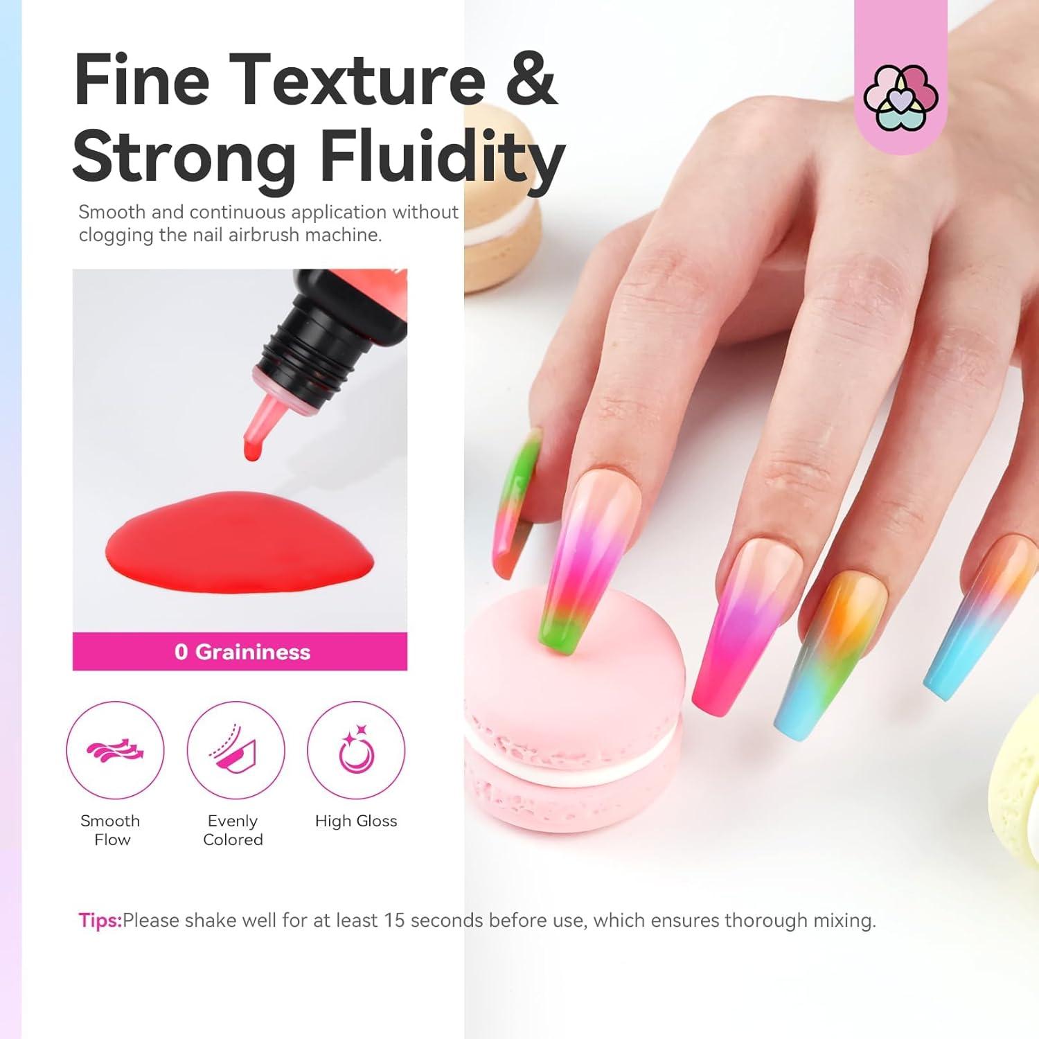 Set de 12 Esmaltes de Gel para Uñas SAVILAND 15ml