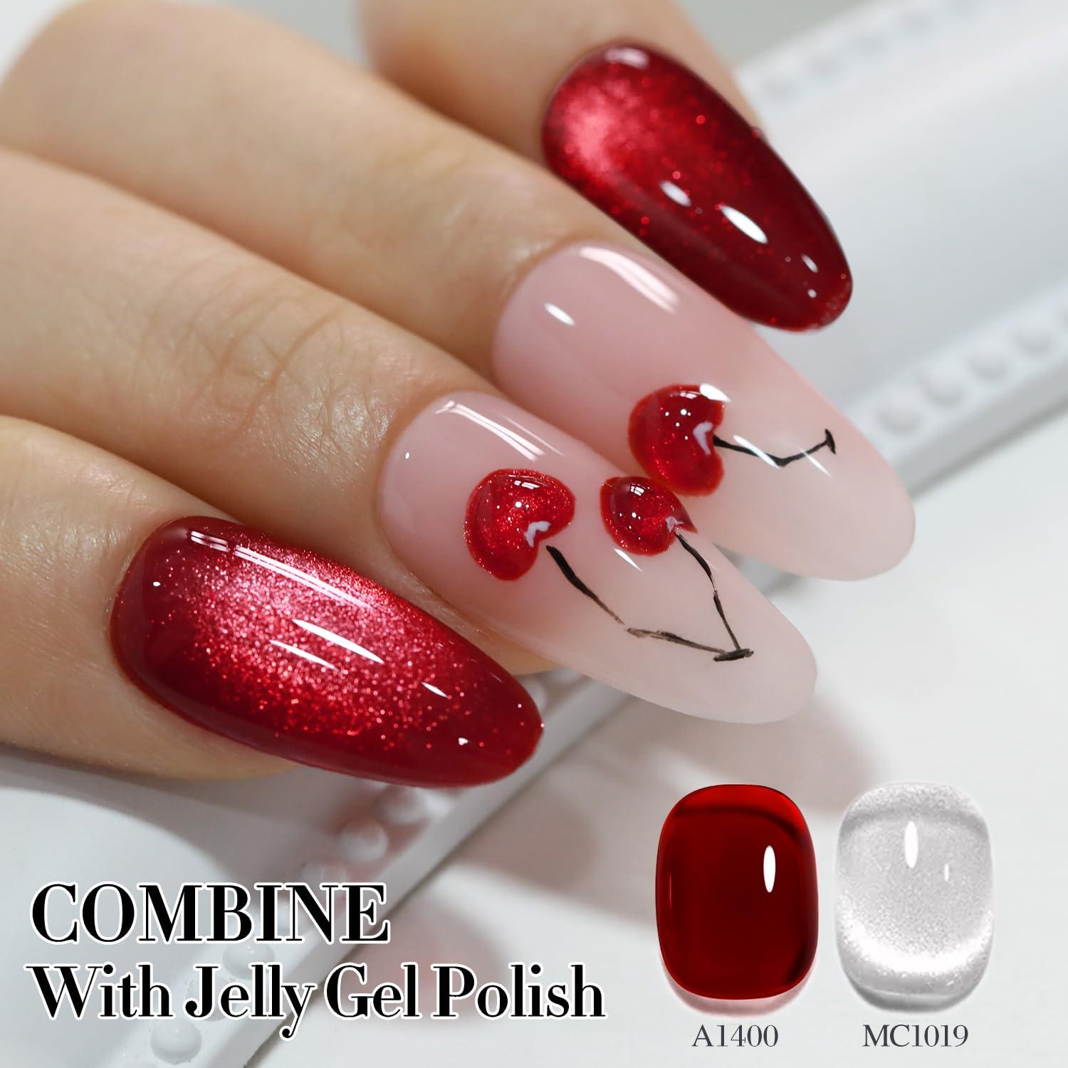 Esmalte de Gel Cat Eye Double Rhythm 15ml Plata Brillante