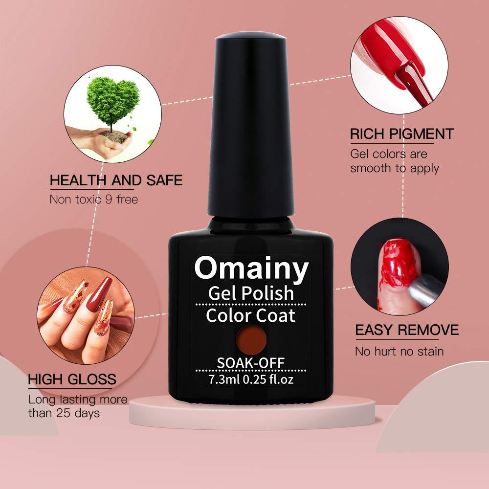 Juego de Esmalte de Uñas en Gel Omainy 9D 6 Colores Cat Eye