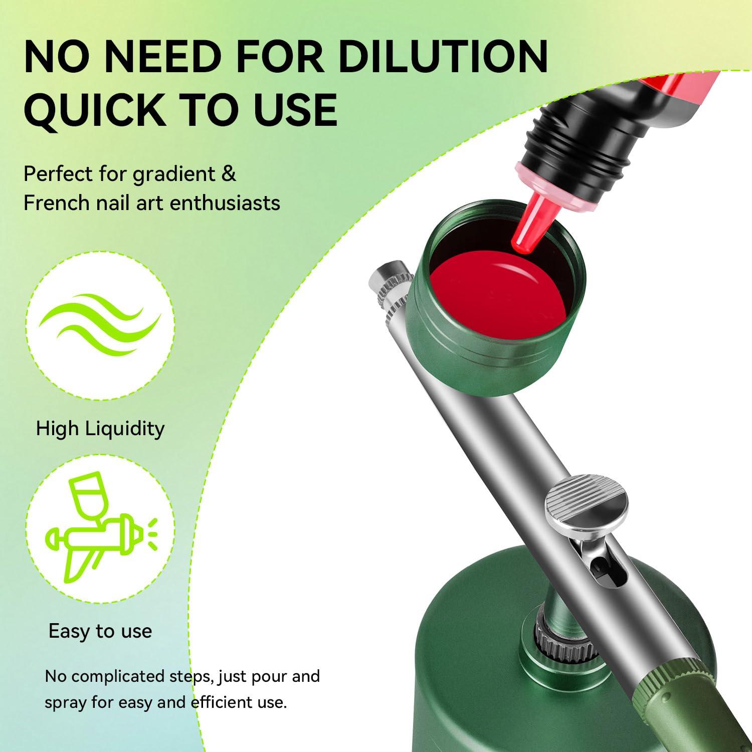 Set de Esmalte de Uñas en Gel JODSONE 20 Colores Airbrush