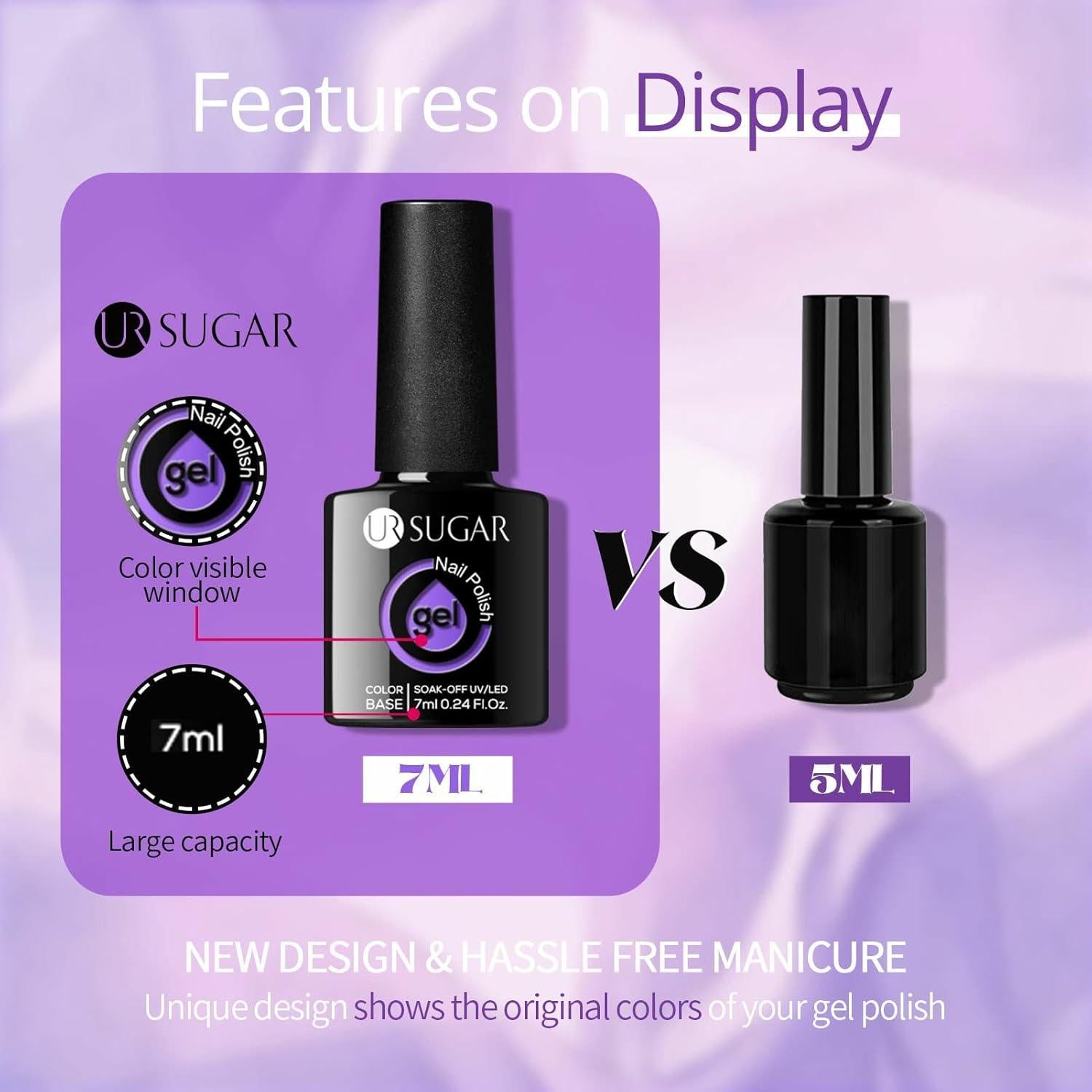 Set de Esmalte de Uñas UR SUGAR 6 Colores Cambiantes Térmicos