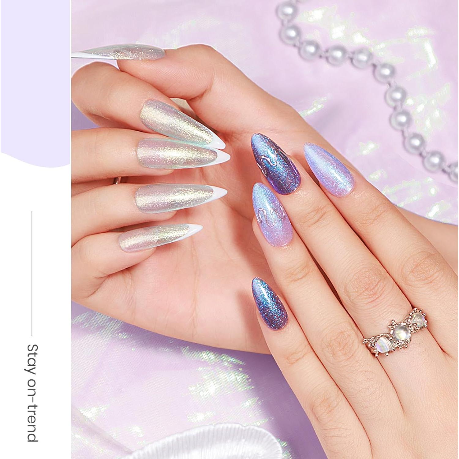 Set de Esmalte de Uñas en Gel Brillante MIZHSE - 6 Colores