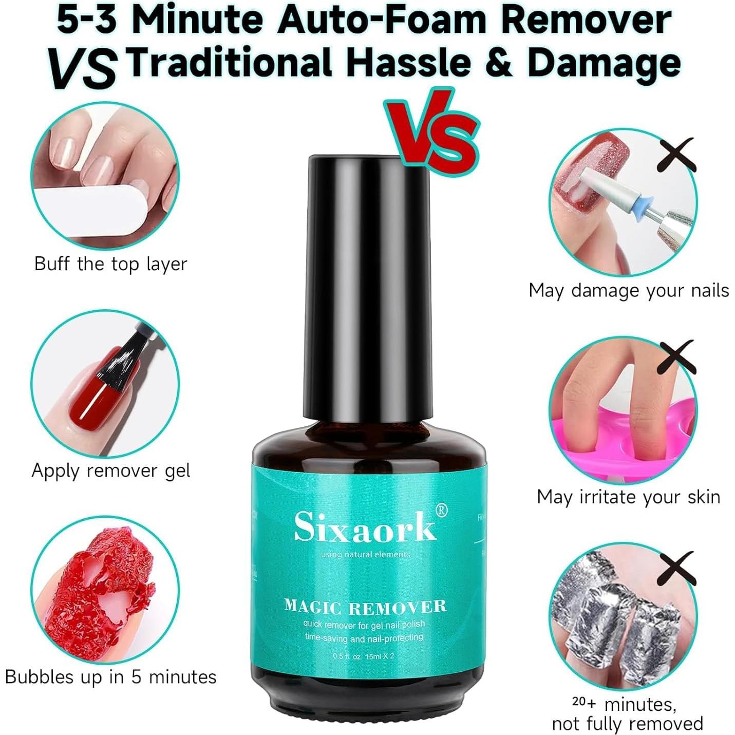 Kit Removedor de Esmalte en Gel Eyusall 2 x 15ml Rápido