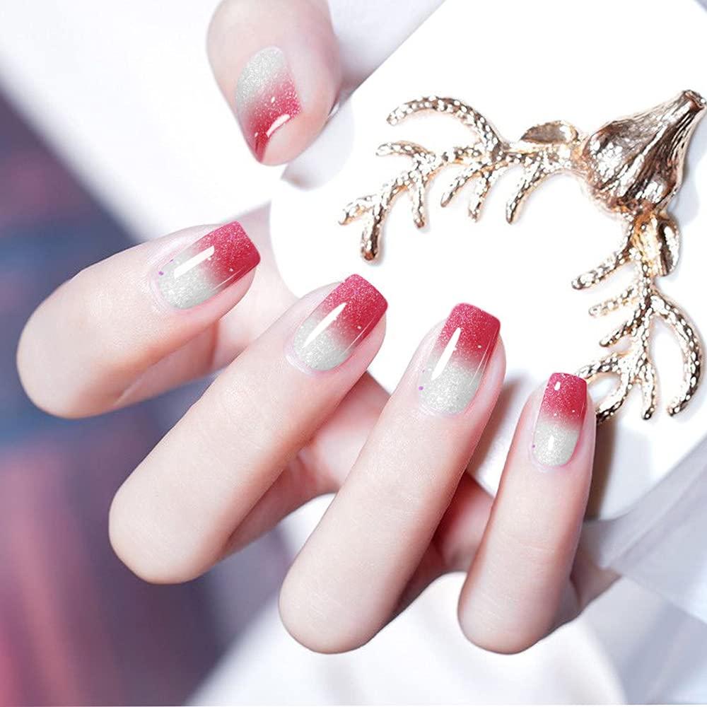 Juego de Esmalte de Uñas en Gel Omainy 8 Colores Térmicos