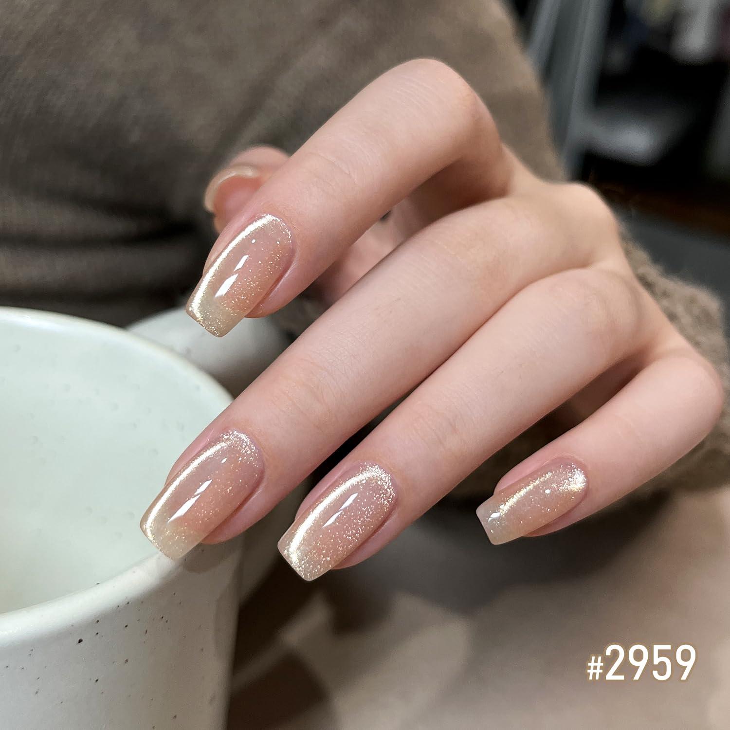 Set de Gel Uña Ojo de Gato GAOY 16ml 6 Colores con Imán