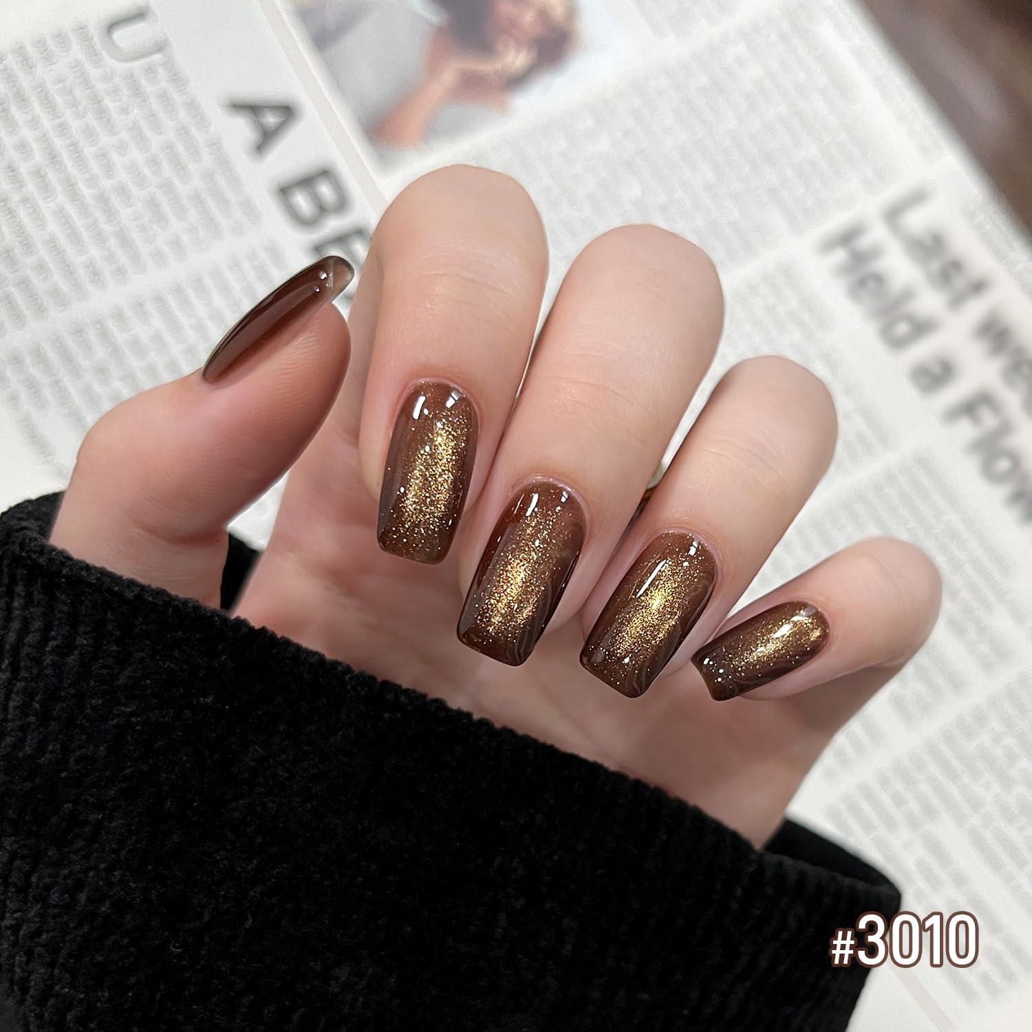 Set de Gel Uña Ojo de Gato GAOY 16ml 6 Colores con Imán