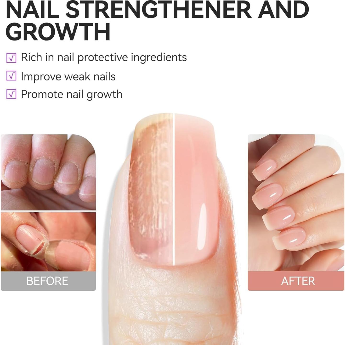 Endurecedor de Uñas Gelike 6 en 1 Natural Extra Fuerte 40g