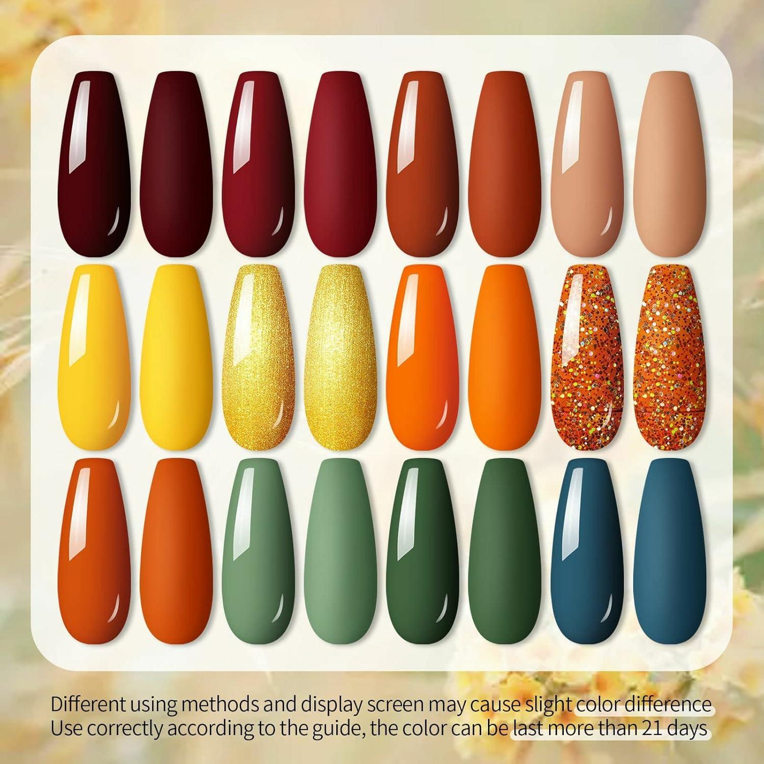 Set de Esmalte de Uñas en Gel UR SUGAR - 12 Colores Otoño