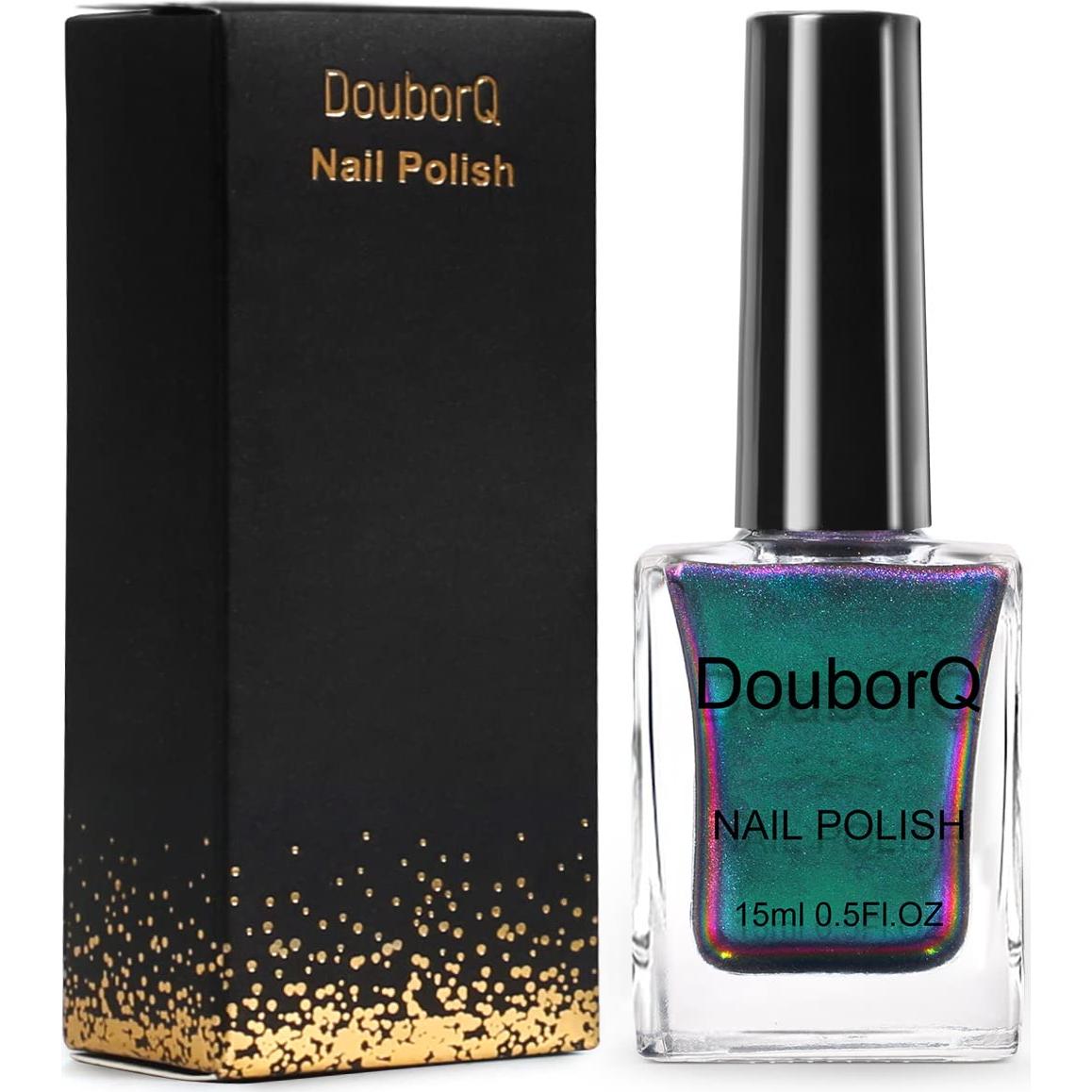 Esmalte de Uñas Holográfico AILALUO 29.57 ml Azul Verde