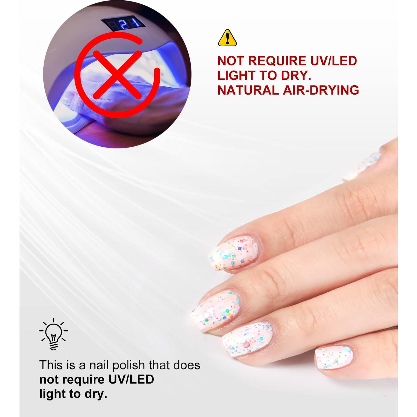 Esmalte de Uñas Holográfico AILALUO 29.57 ml Azul Verde