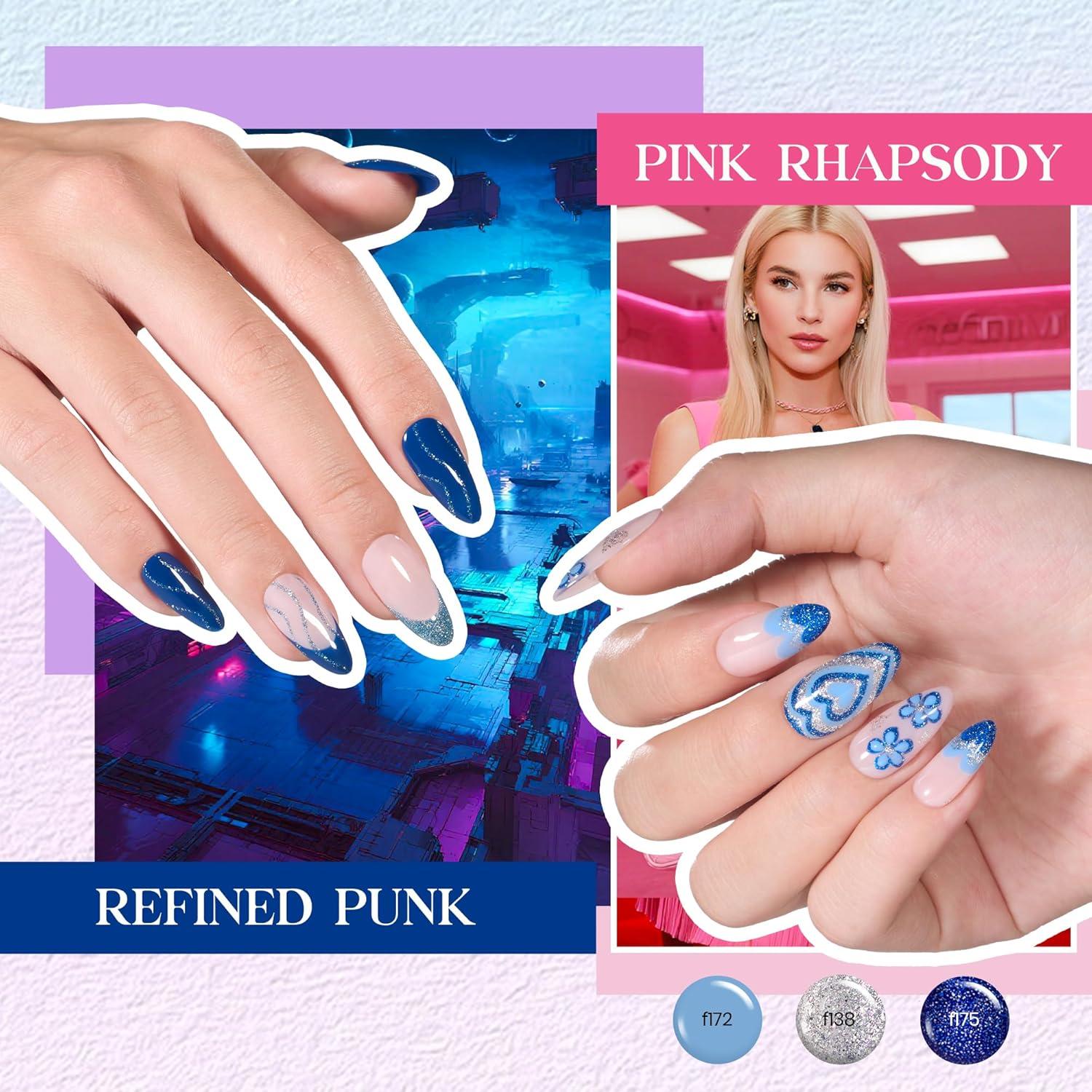 Set de Esmalte de Uñas Gel Liner 50 Colores Beetles