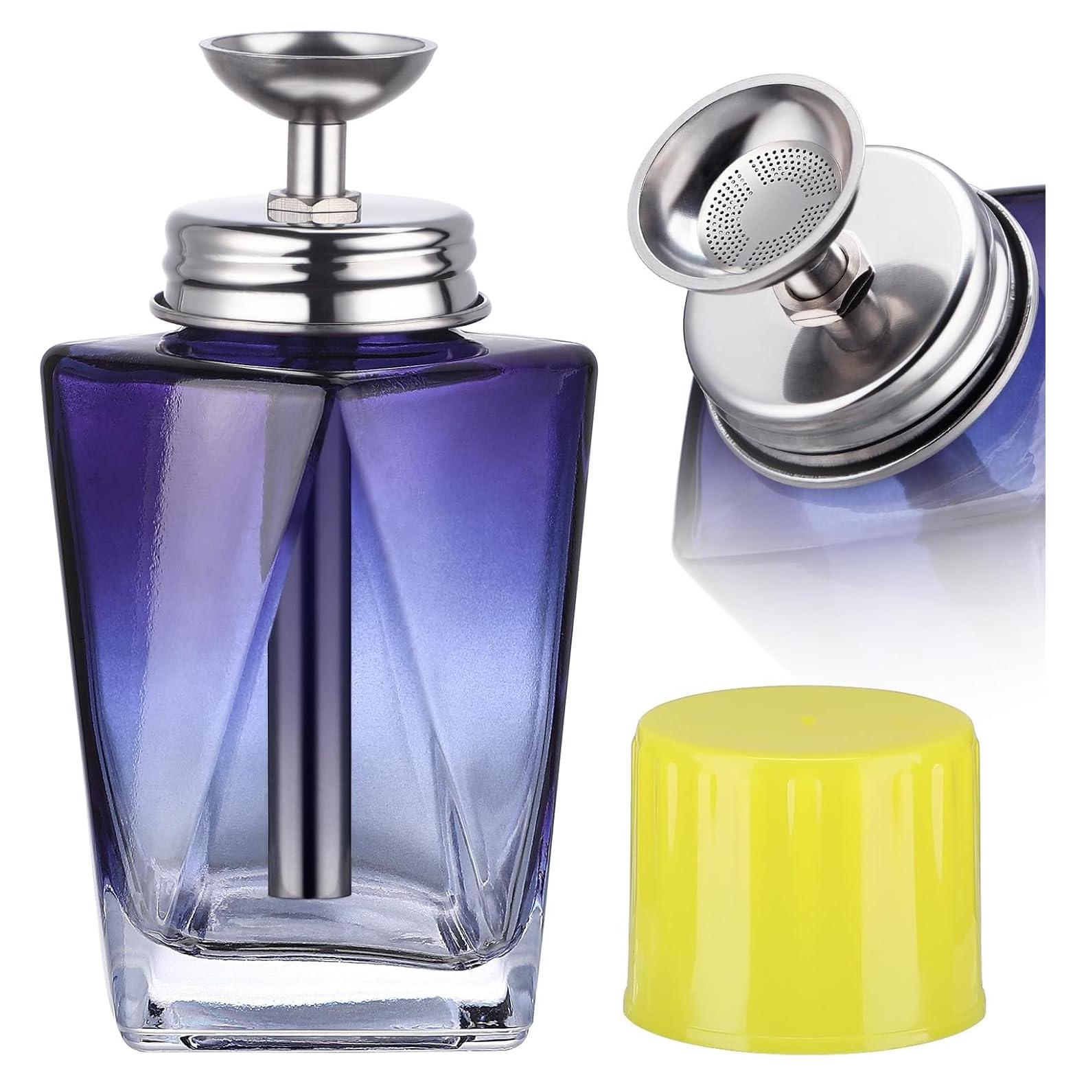 Dispensador de quitaesmalte Noverlife 120ml vidrio azul