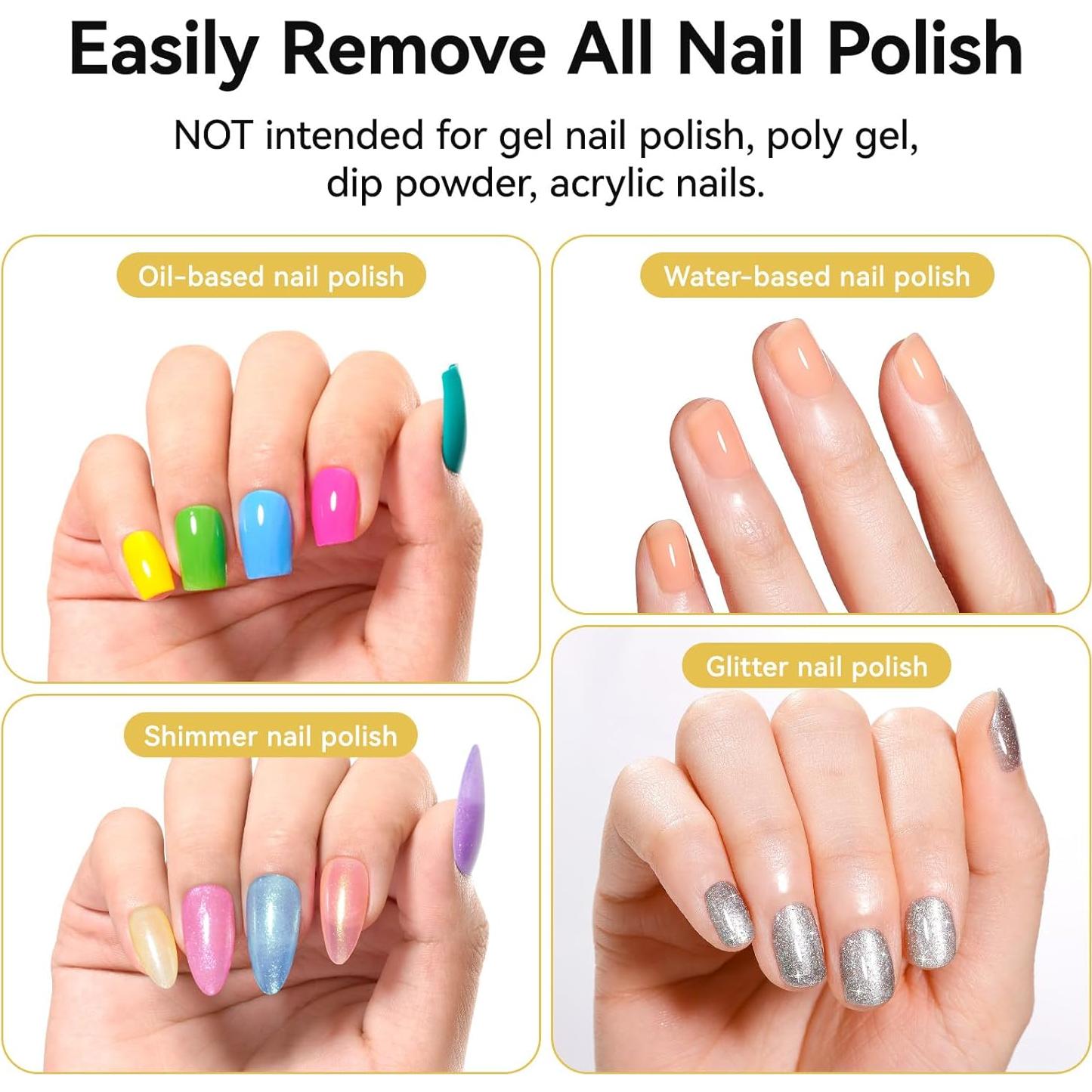 Removedor de Esmalte Sin Acetona Nailshion 160 ml Rápido