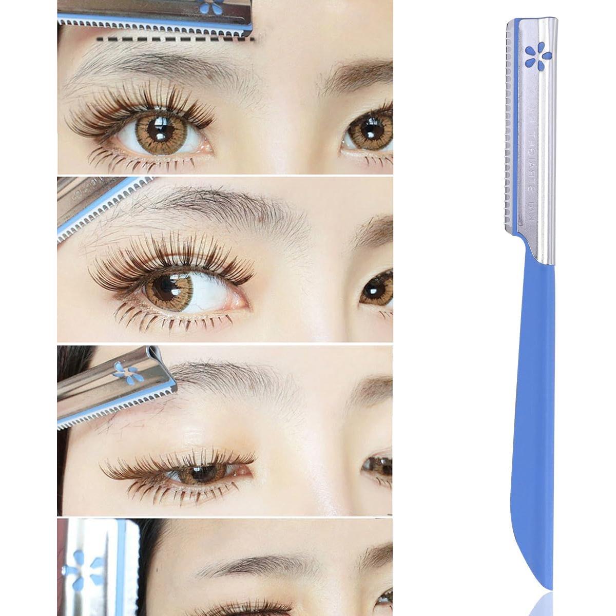 Set de 5 Corta Ceja Tinksky Azul - Acero Inoxidable