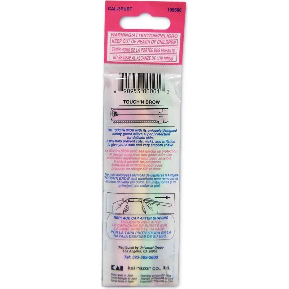 Afeitadora de Cejas KAI TOUCH N BROW - Paquete de 2