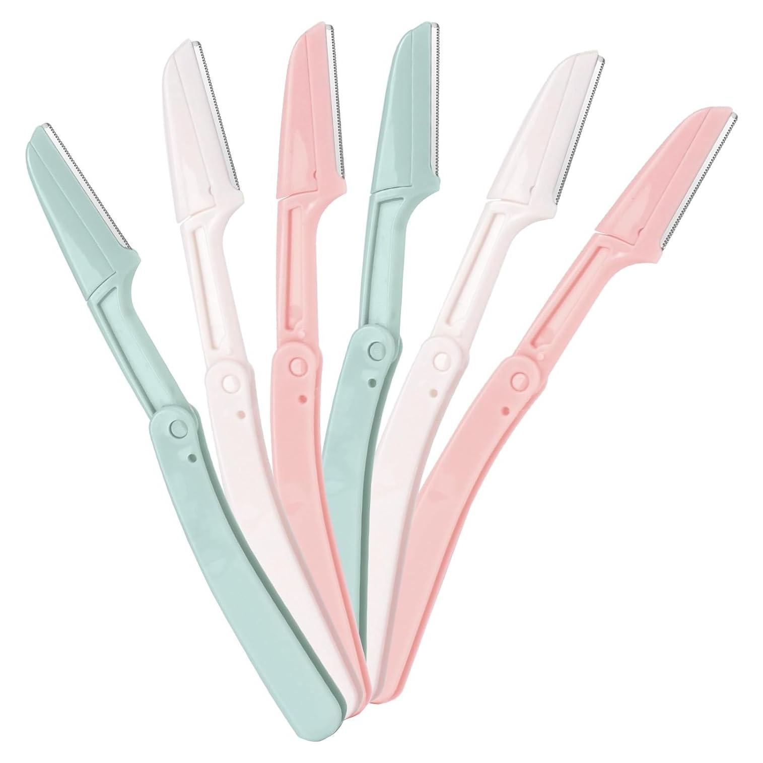 Rasuradora Dermaplane Bedace para Mujeres - 6 Piezas, Facial y Cejas