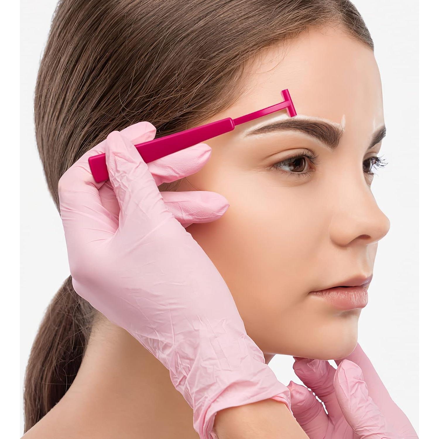 6 Cuchillas de Acero Inoxidable Beavorty para Cejas y Vello Facial