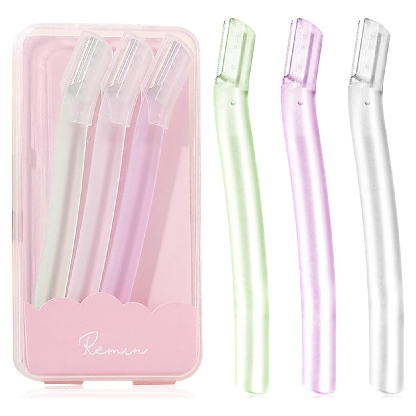 Afeitadora Facial para Mujeres Wanheart - 3 Recortadores de Cejas