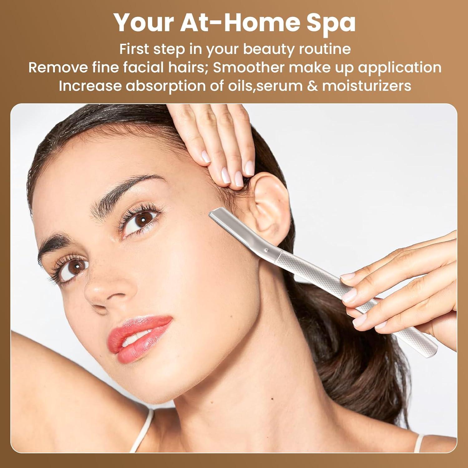 Afeitadora Facial COSYLIFE con 10 Cuchillas Reemplazables