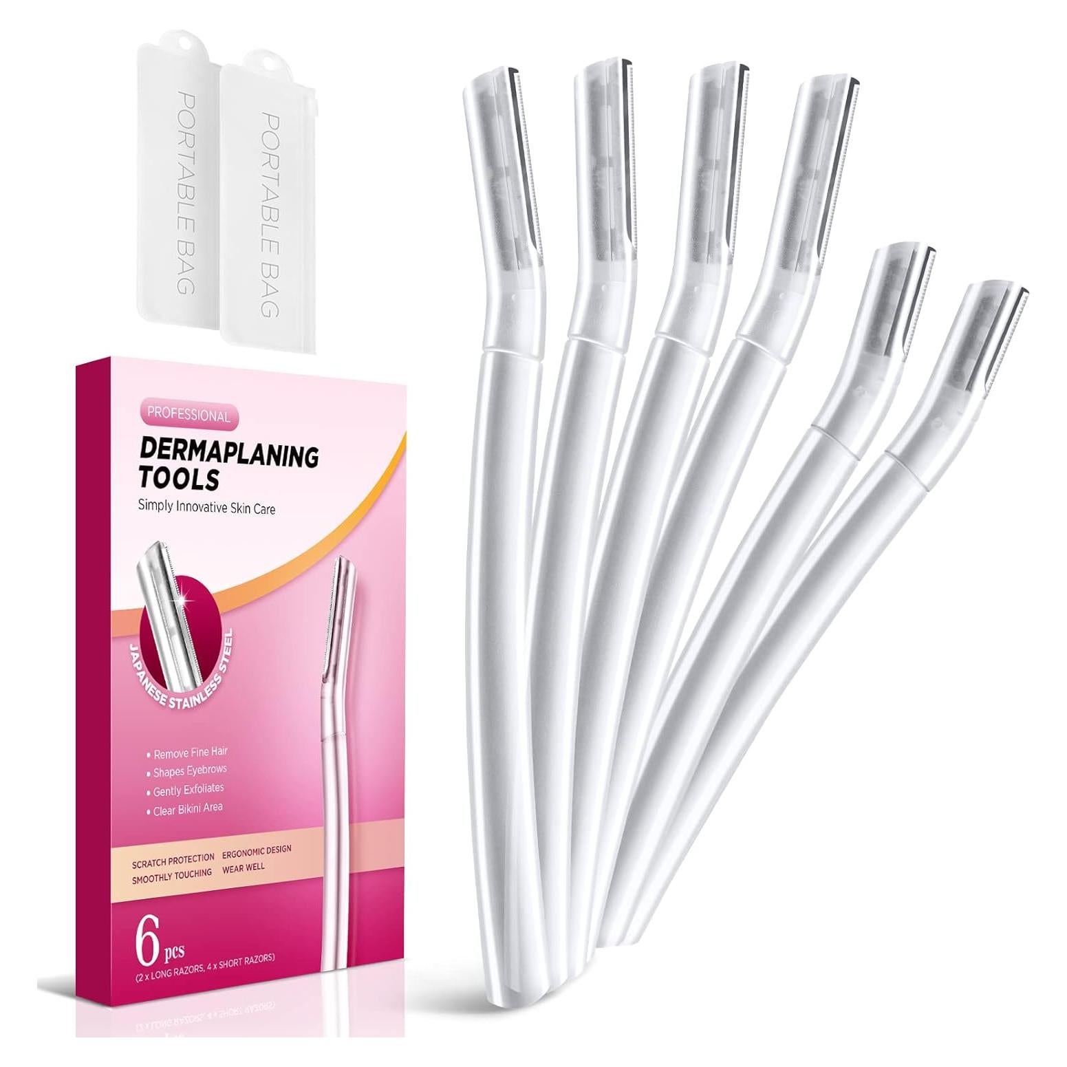 Rasuradora Dermaplane RAYCHI V3 para Mujeres - 6 Piezas