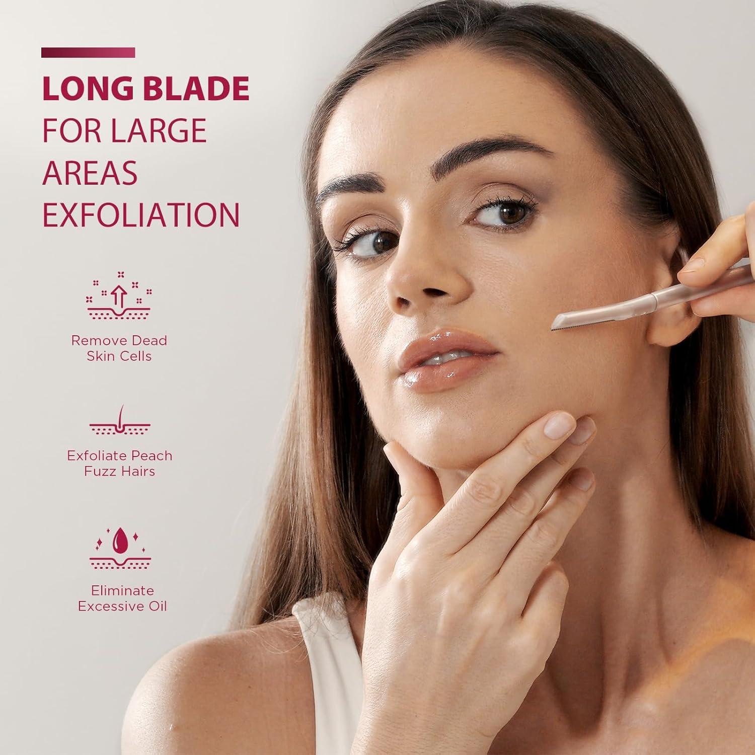 Rasuradora Dermaplane RAYCHI V3 para Mujeres - 6 Piezas