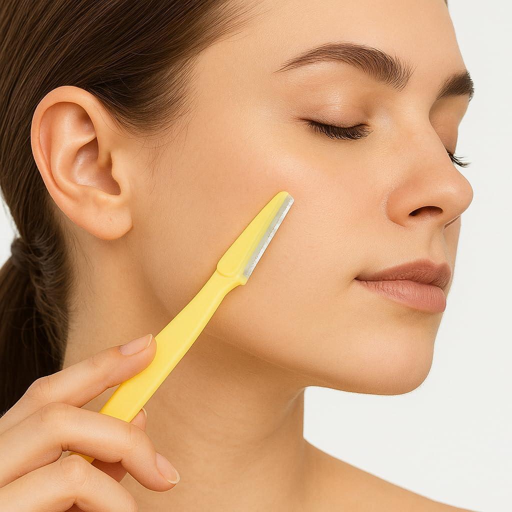 Rasuradora Dermaplane Magic Gold para Mujeres - Vello Facial y Cejas