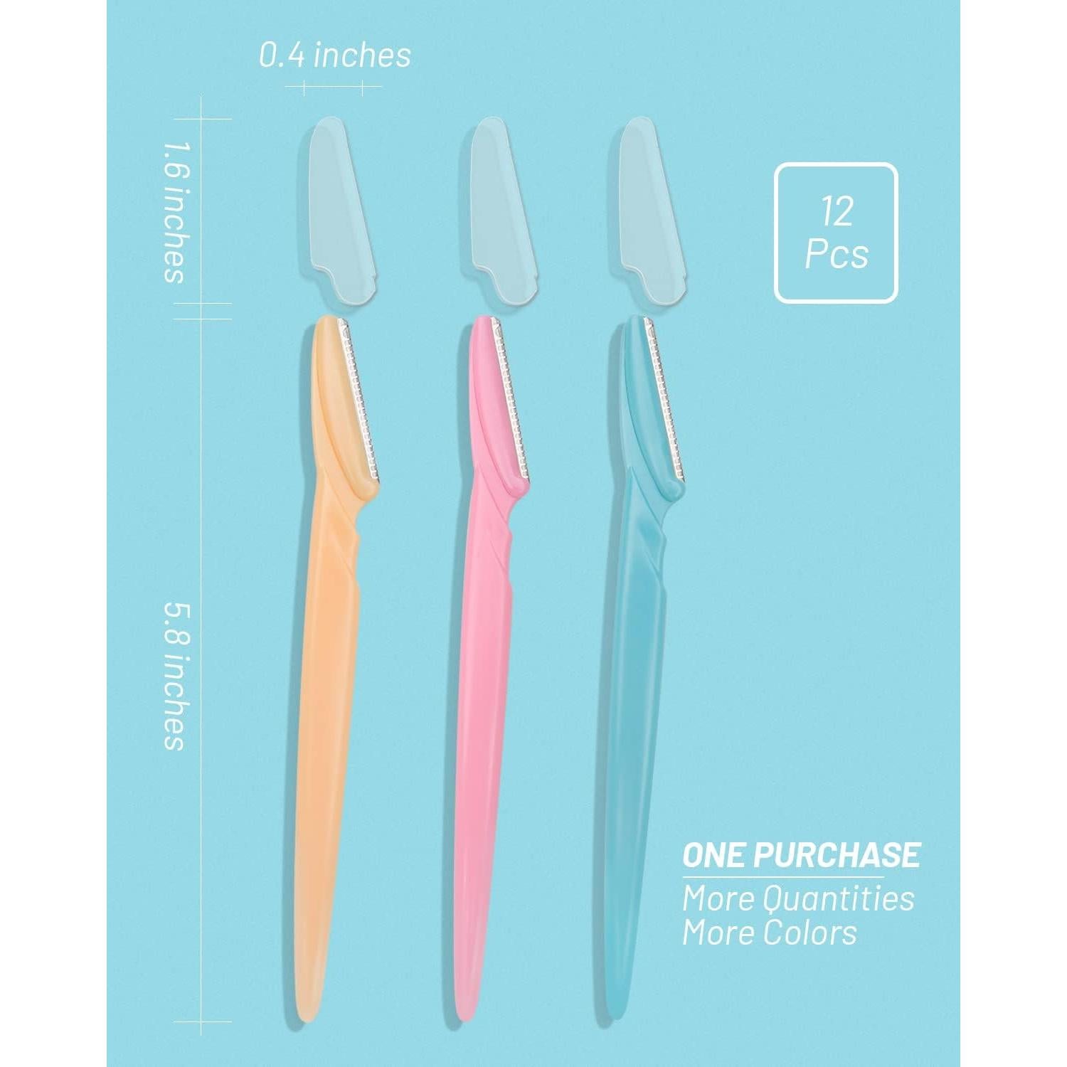 Rasuradora de Cejas MoHern 12 Pcs Profesional para Mujeres