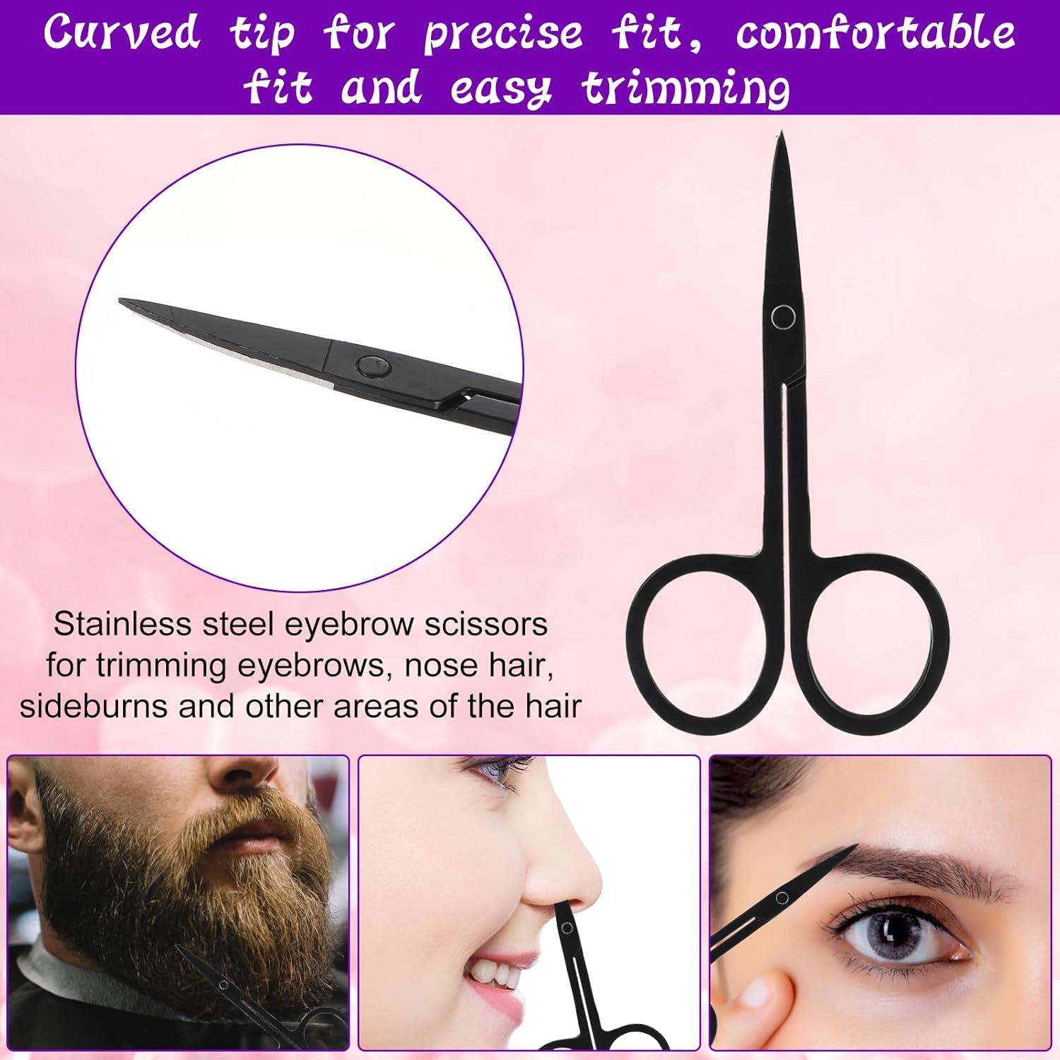 Set de Cuidado de Cejas 5-en-1 Vin Beauty - Rasuradora, Tijeras, Pinzas