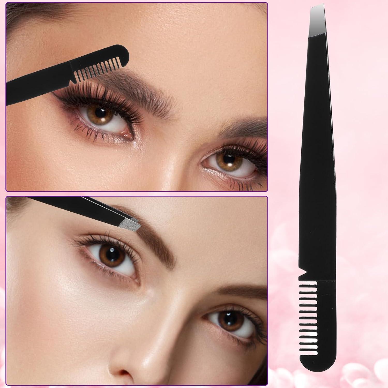 Set de Cuidado de Cejas 5-en-1 Vin Beauty - Rasuradora, Tijeras, Pinzas