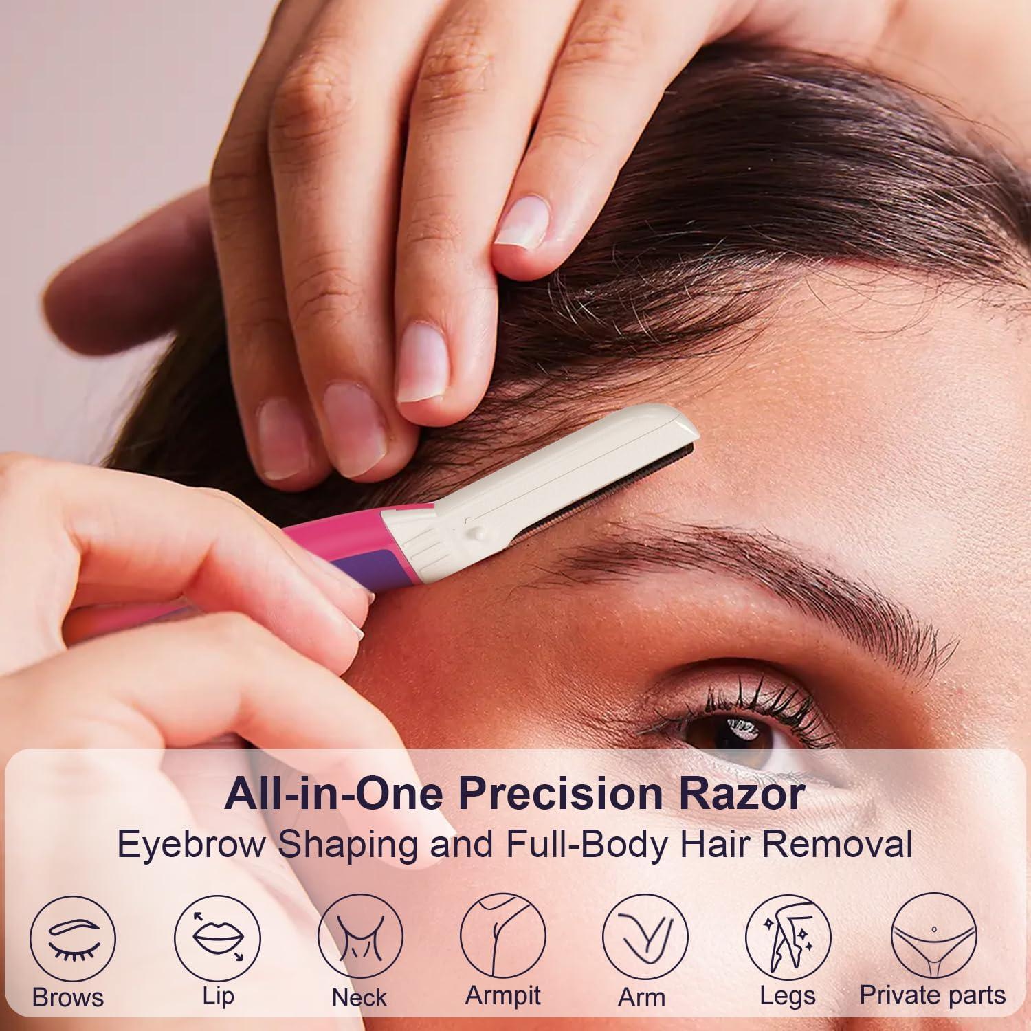 Rasuradora Dermaplane THURLADY para Mujeres - 12 Piezas Fucsia