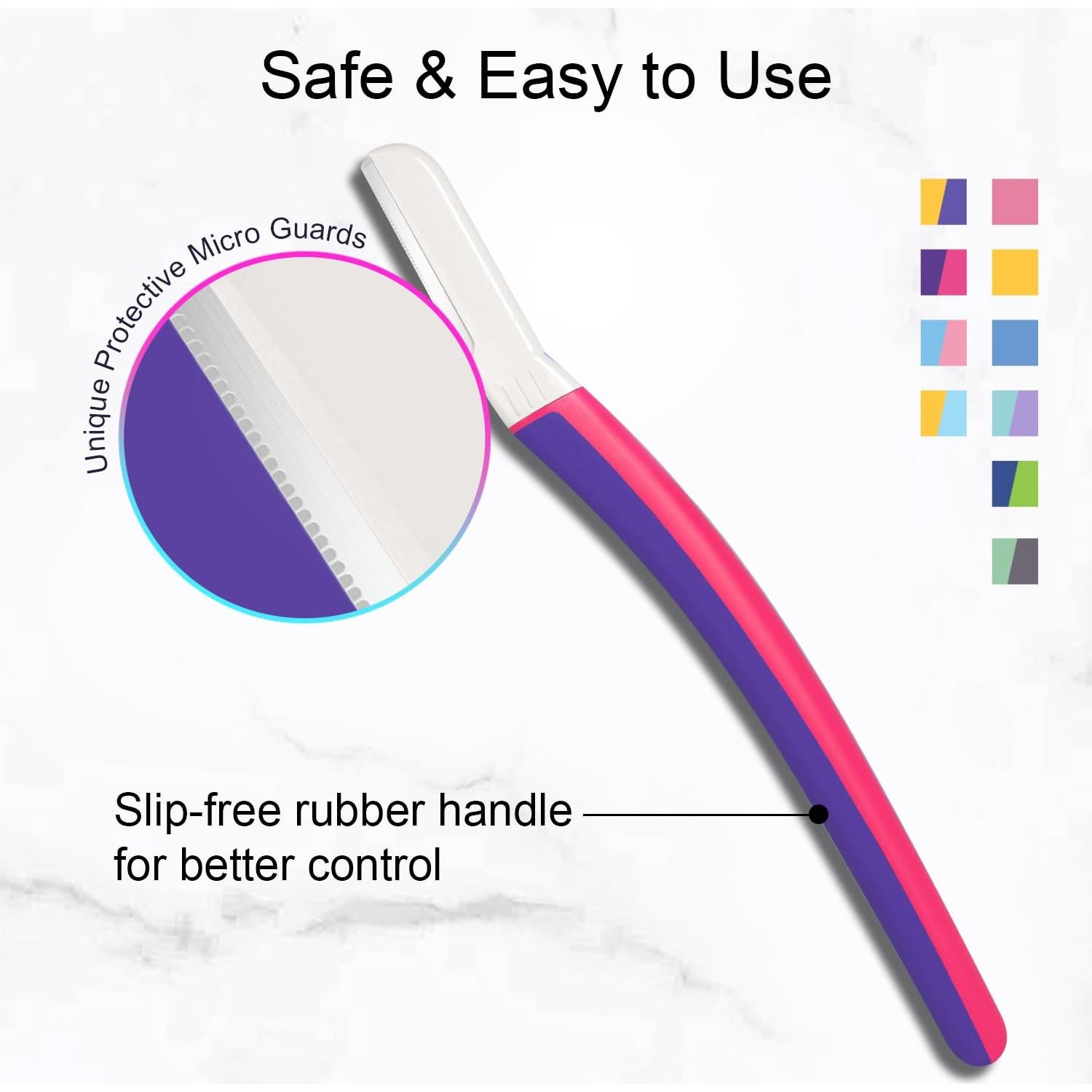 Rasuradora Dermaplane THURLADY para Mujeres - 12 Piezas Fucsia