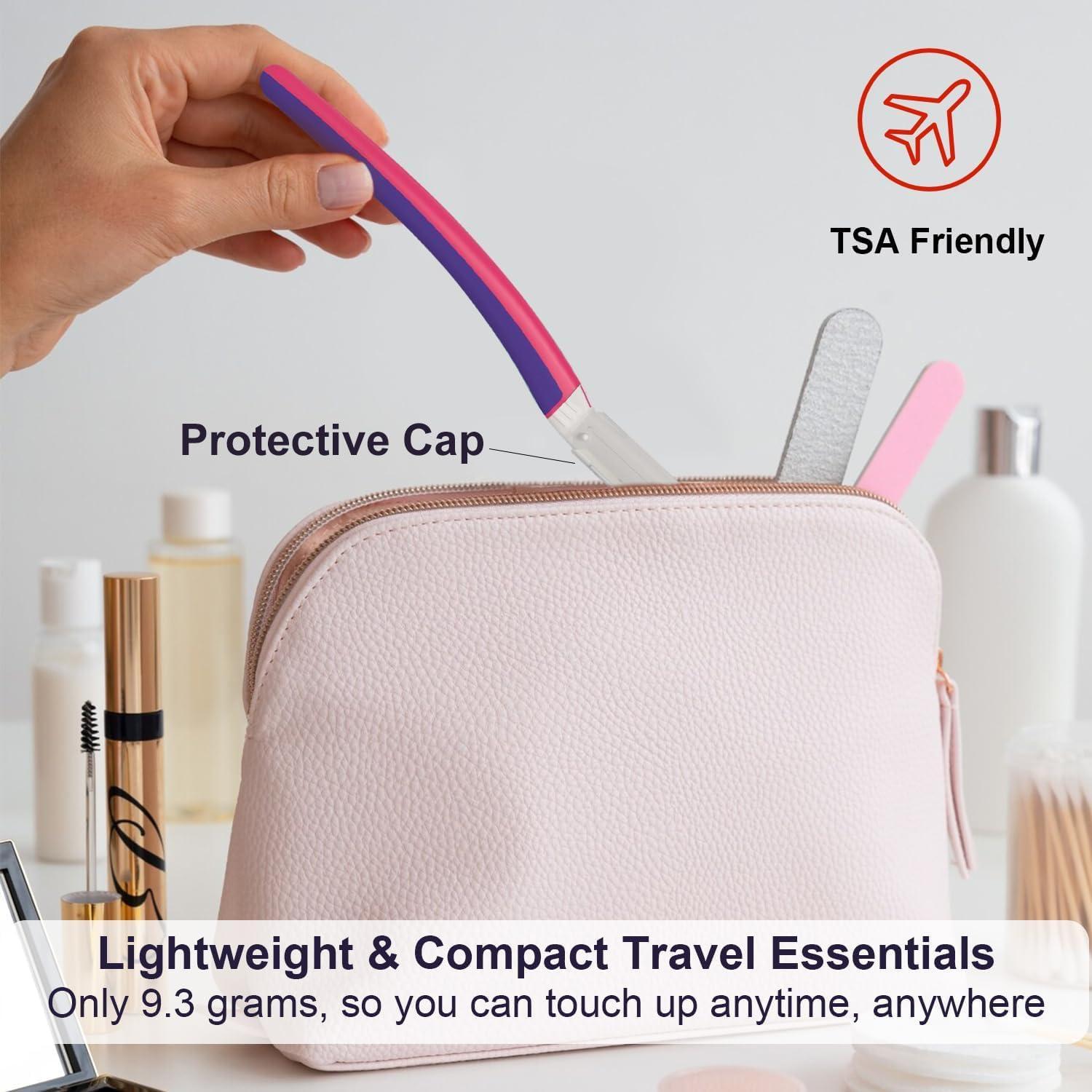 Rasuradora Dermaplane THURLADY para Mujeres - 12 Piezas Fucsia