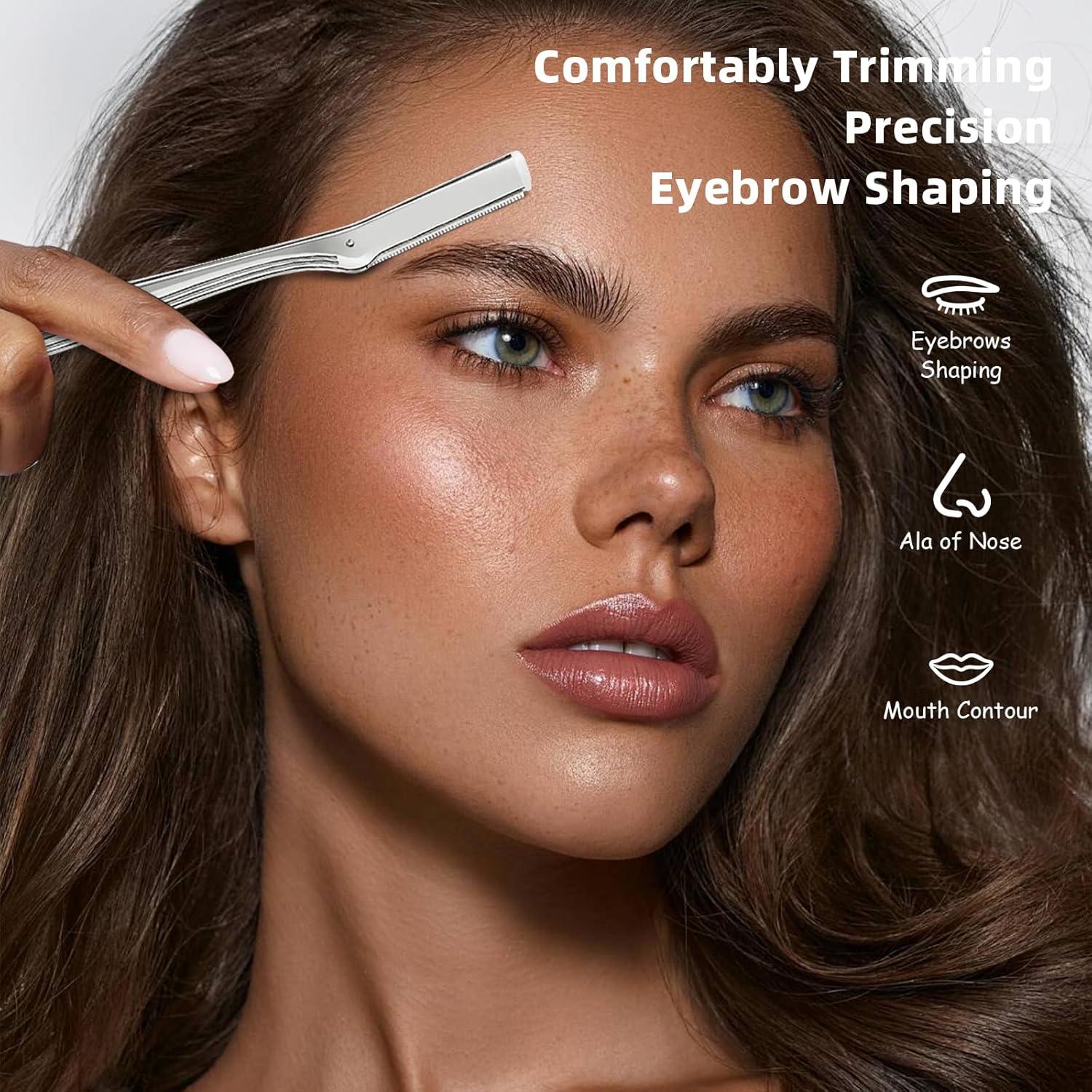 Rasuradora Dermaplane HUAUOO para Mujeres con 6 Cuchillas