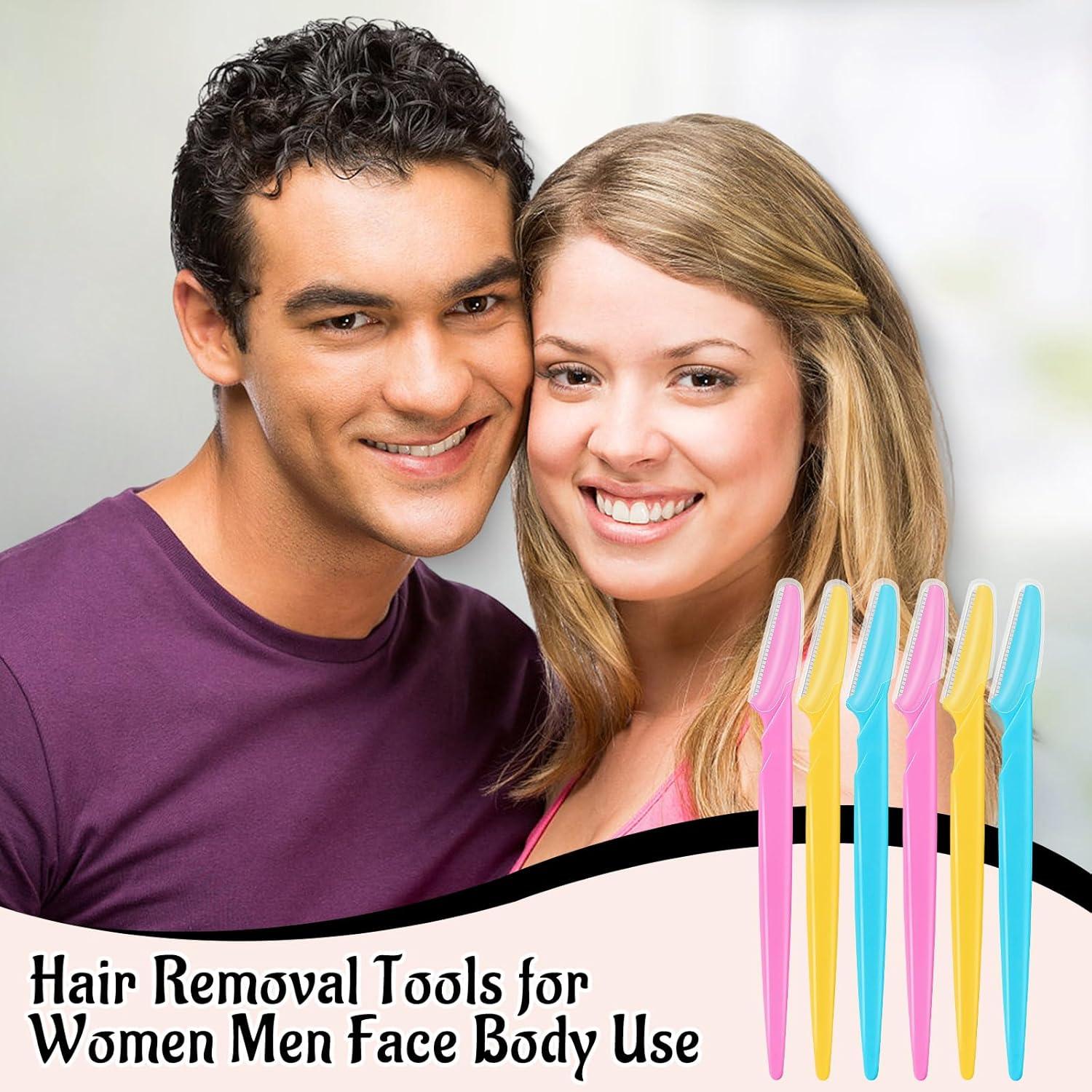 Juego de 30 Navajas de Cejas JHZMCRX Multicolor para Vello Facial