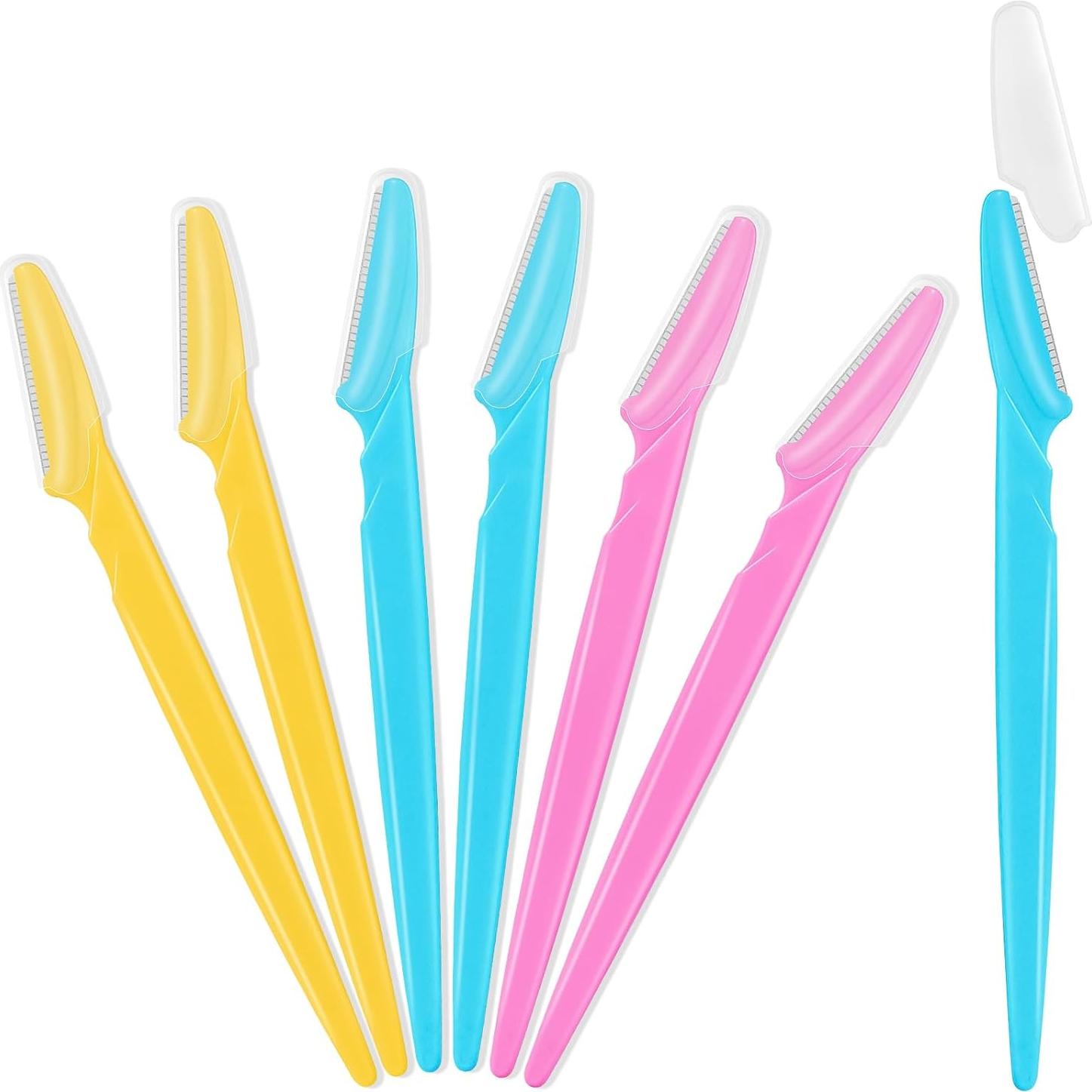 Juego de 30 Navajas de Cejas JHZMCRX Multicolor para Vello Facial