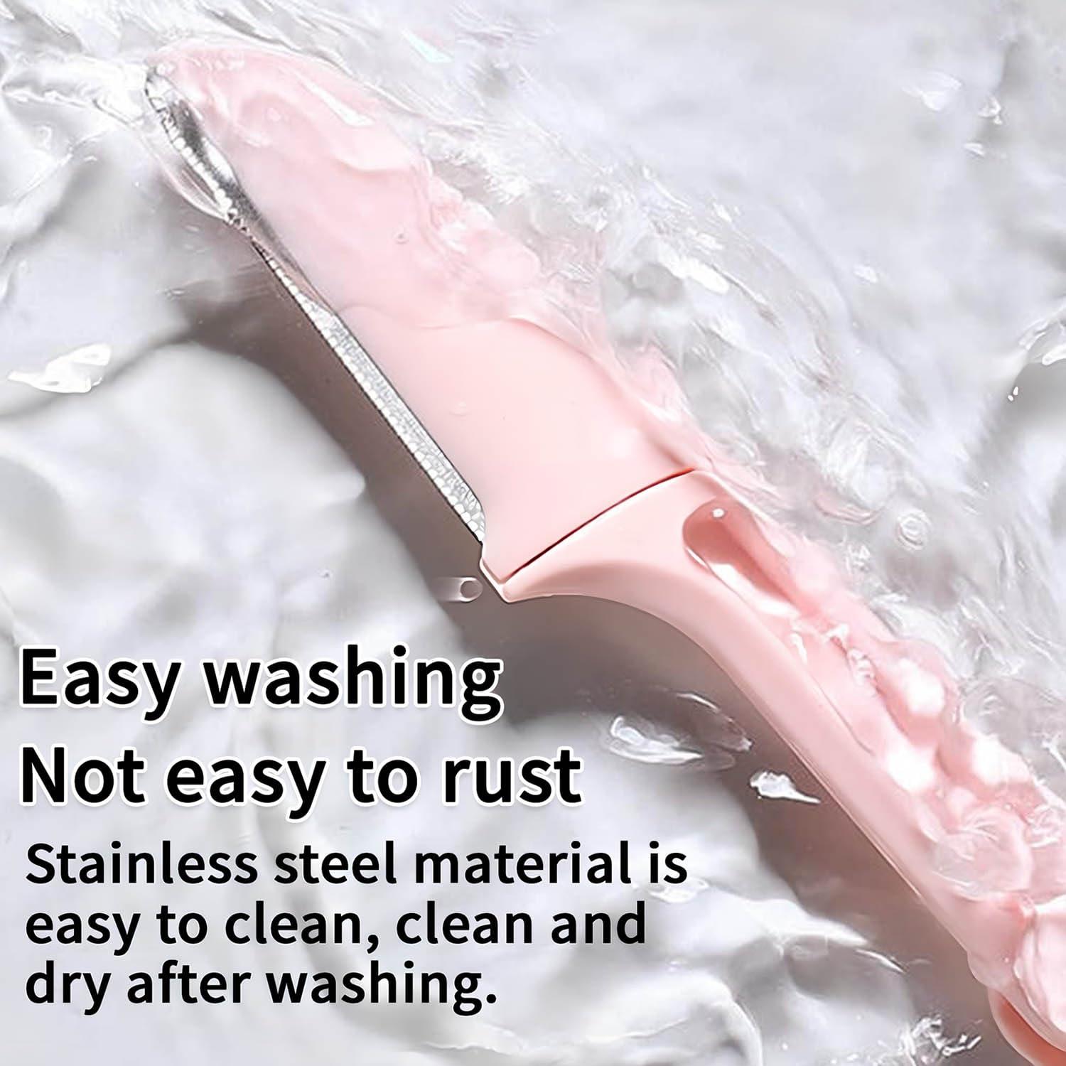 Kit de Dermaplaning Qiifaiikooii - 3 Navajas Faciales Piel Sensible