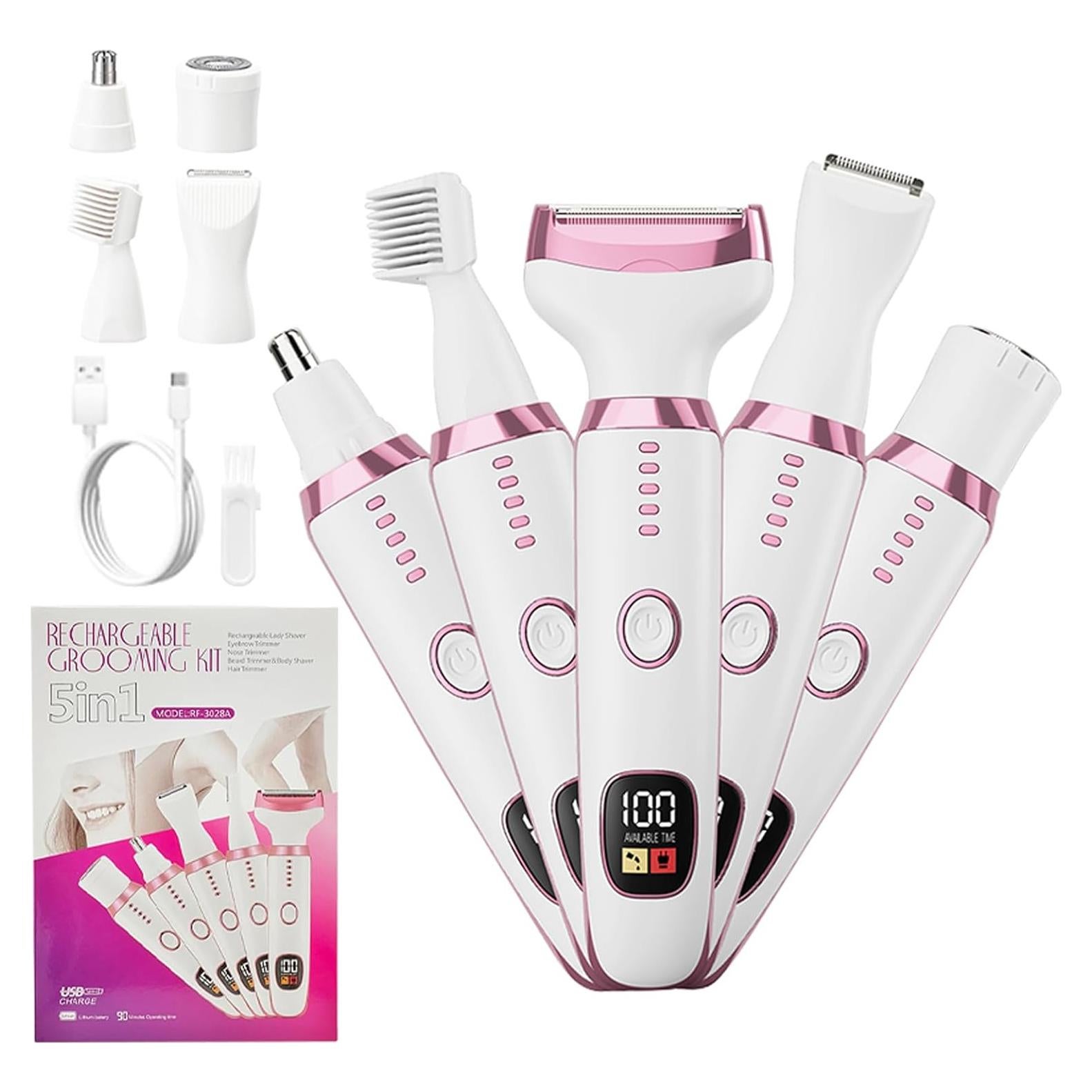 Afeitadora eléctrica 5 en 1 SIDHGN para mujeres - Indolora