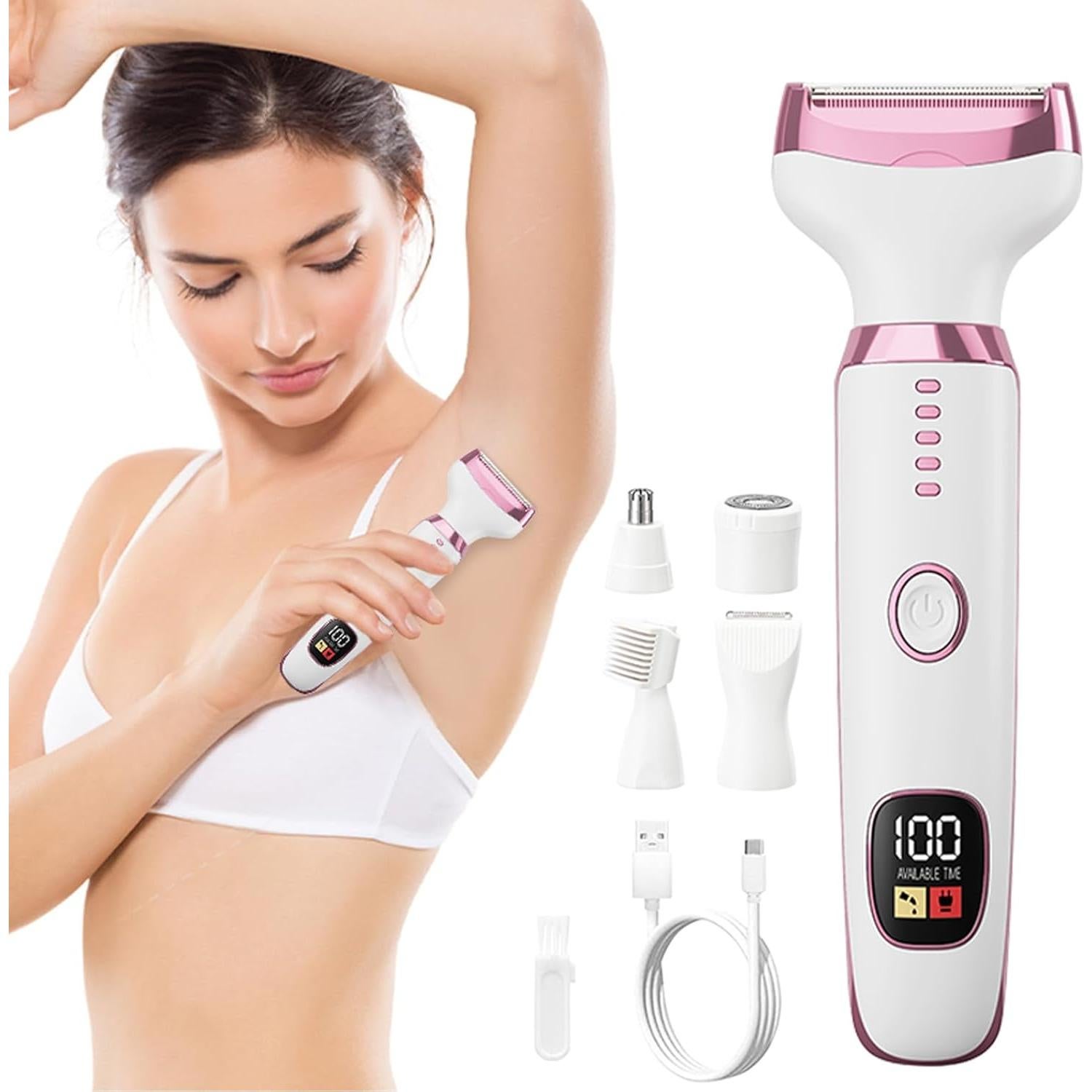 Afeitadora eléctrica 5 en 1 SIDHGN para mujeres - Indolora