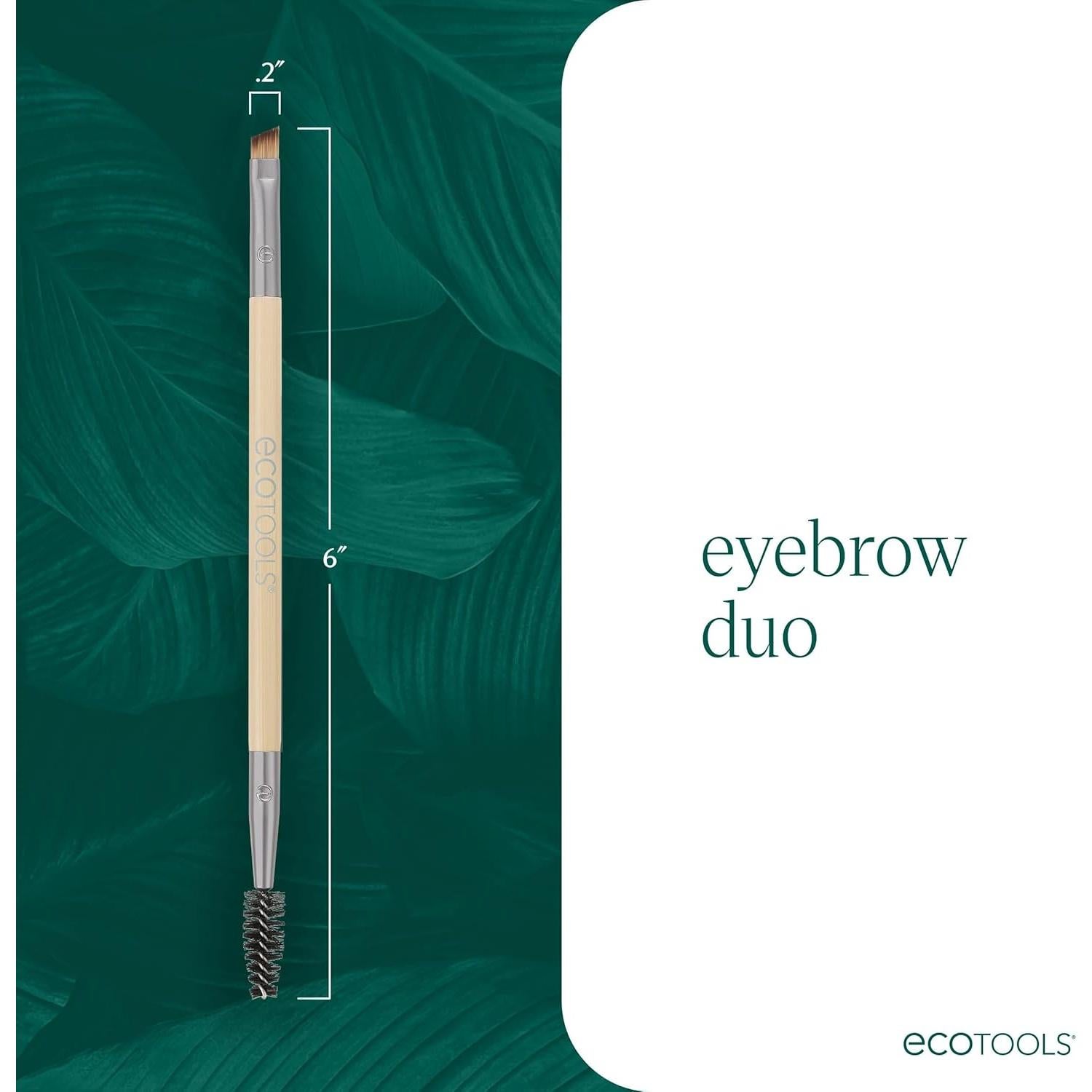 Dúo de Brochas para Cejas EcoTools - Angulada y Spoolie