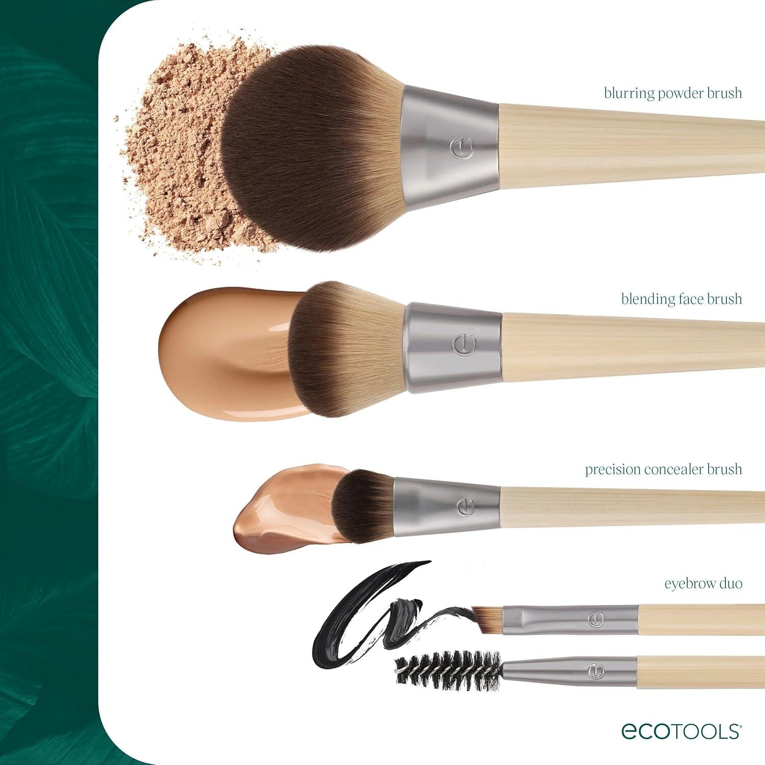 Dúo de Brochas para Cejas EcoTools - Angulada y Spoolie