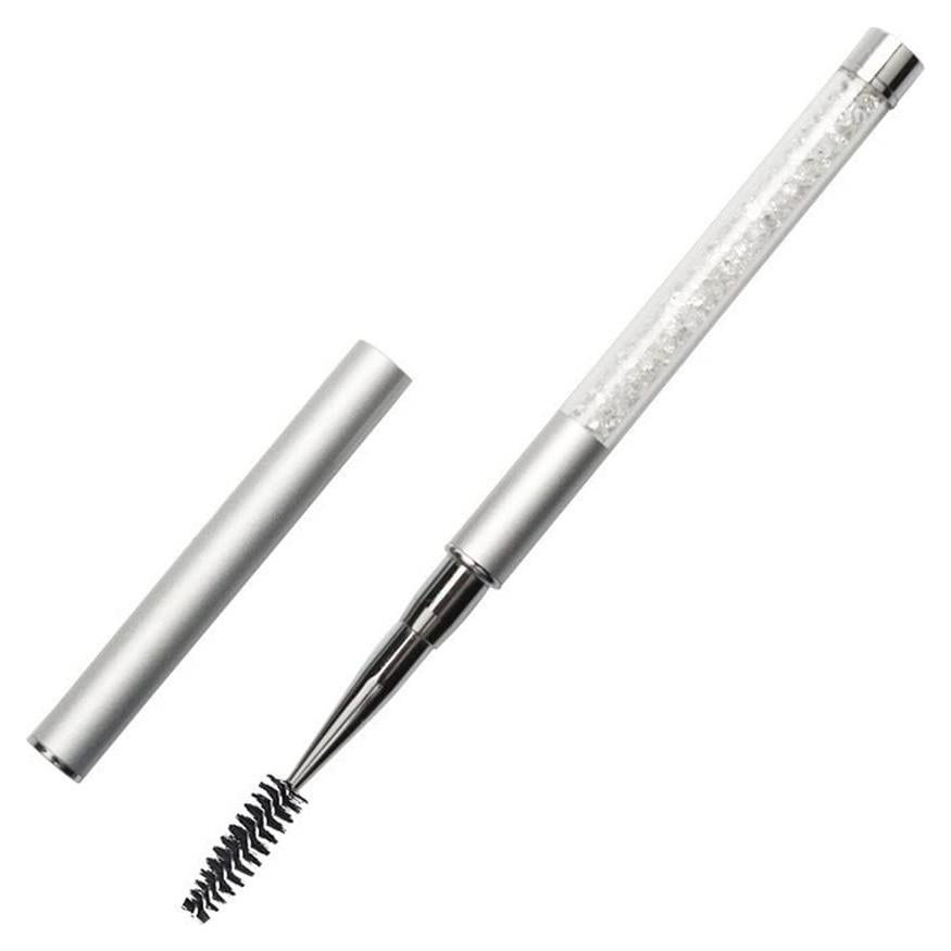 Brocha de Máscara SkyPia con Tapa - Accesorio de Maquillaje Blanco