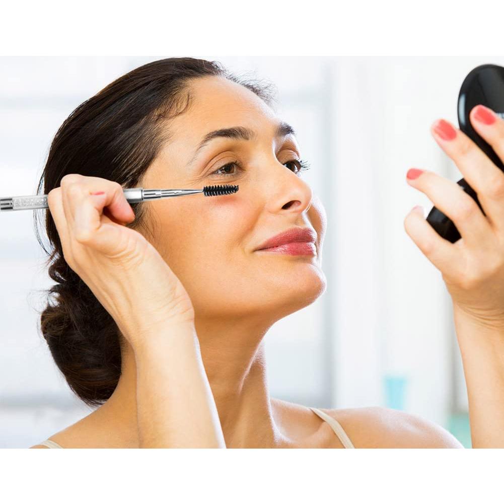 Brocha de Máscara SkyPia con Tapa - Accesorio de Maquillaje Blanco